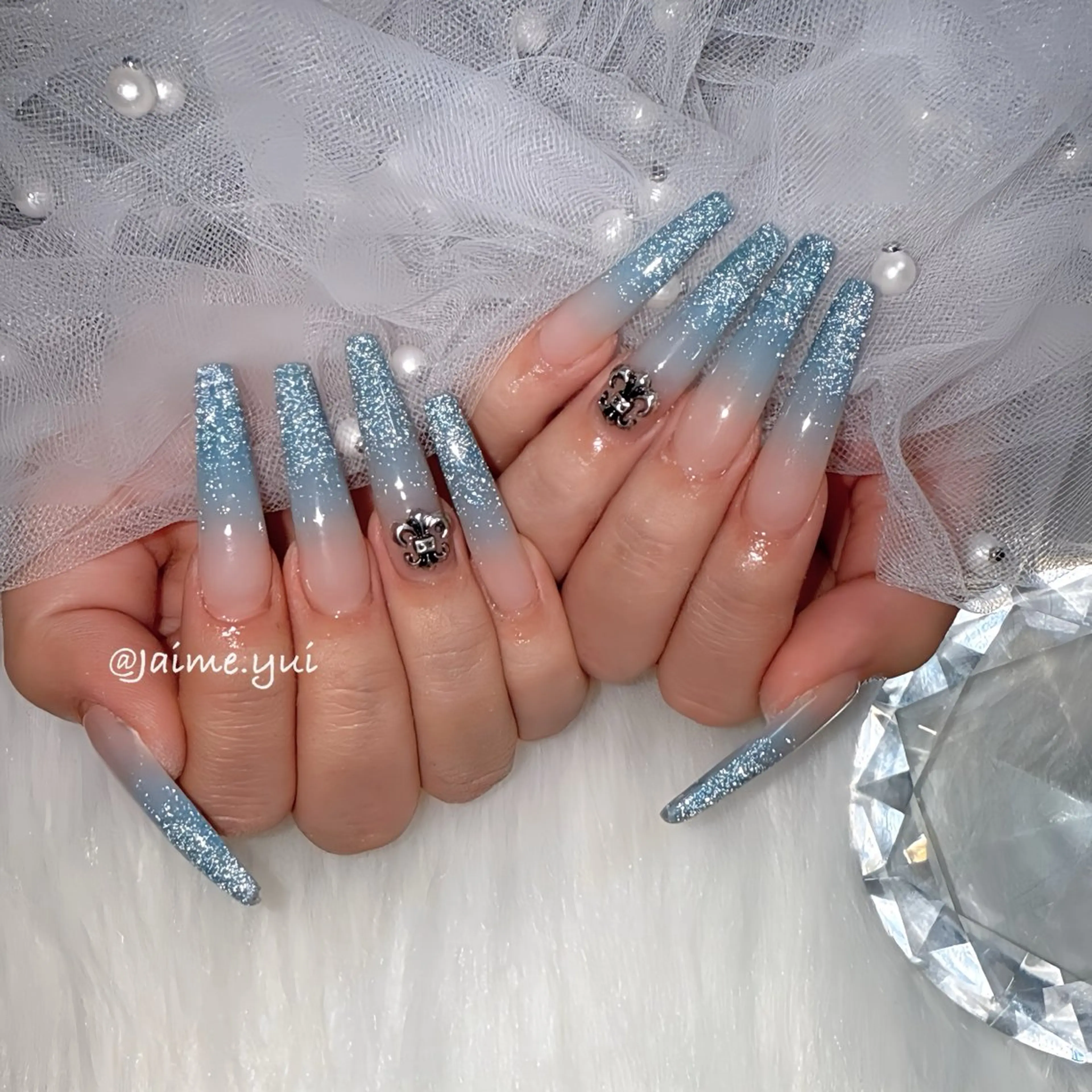 【スカルプ】ラメグラデーション✨¥11000→¥10000（ご新規様限定）の写真