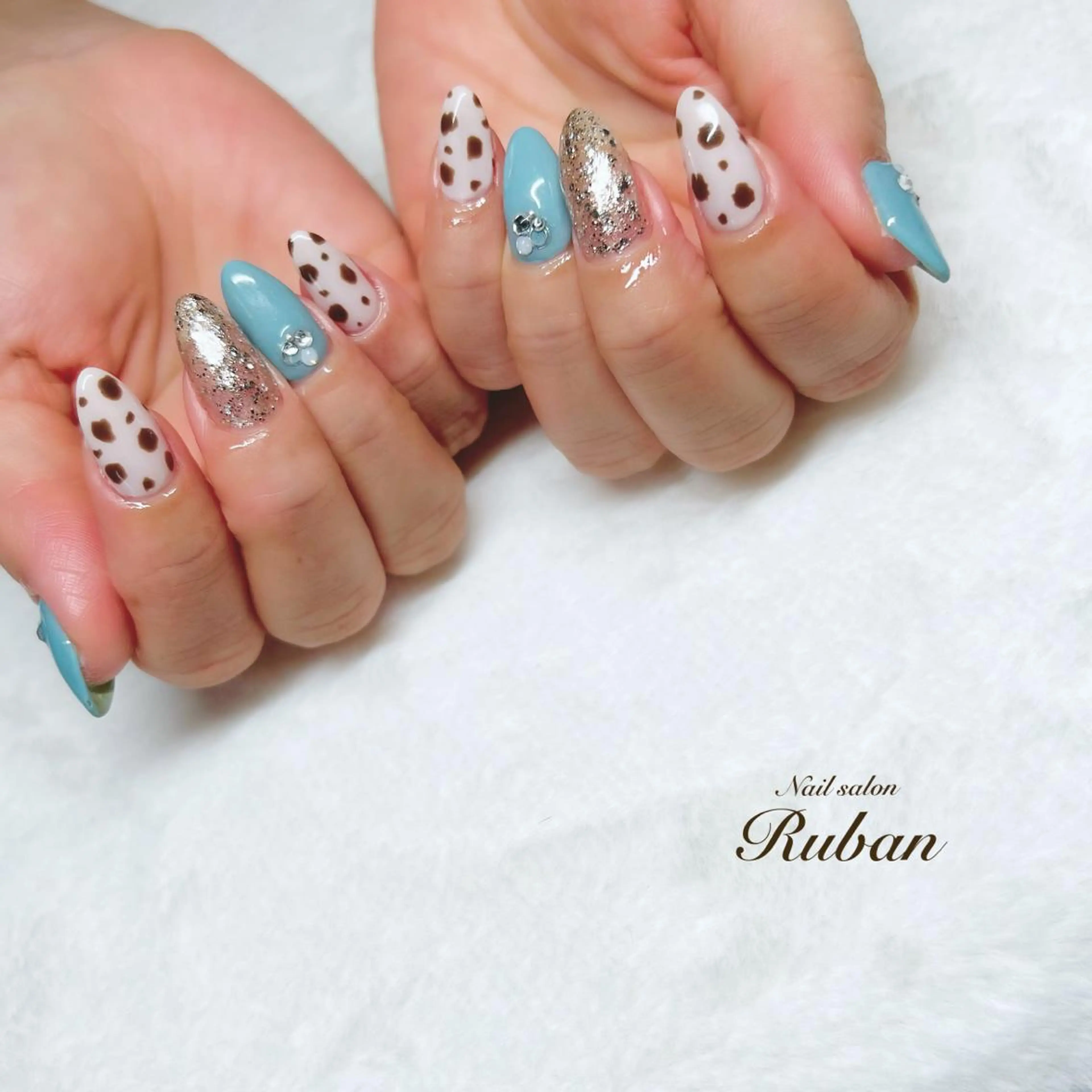 ネイル アニマル柄 Nail salon Rubanのネイルデザイン