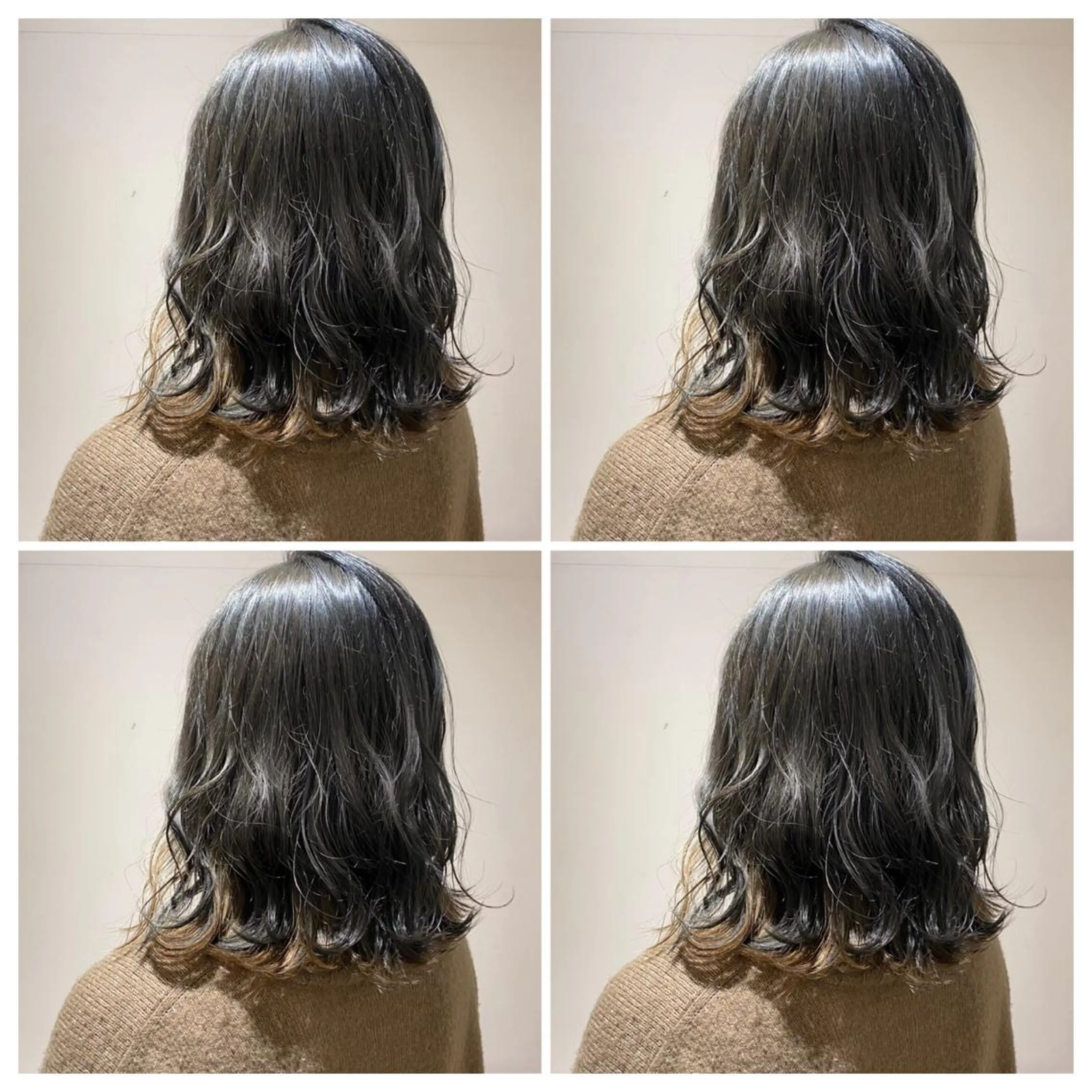 ミディアム カット パーマ トリートメント 💎髪質改善／艶髪 荻原💎のヘアスタイル