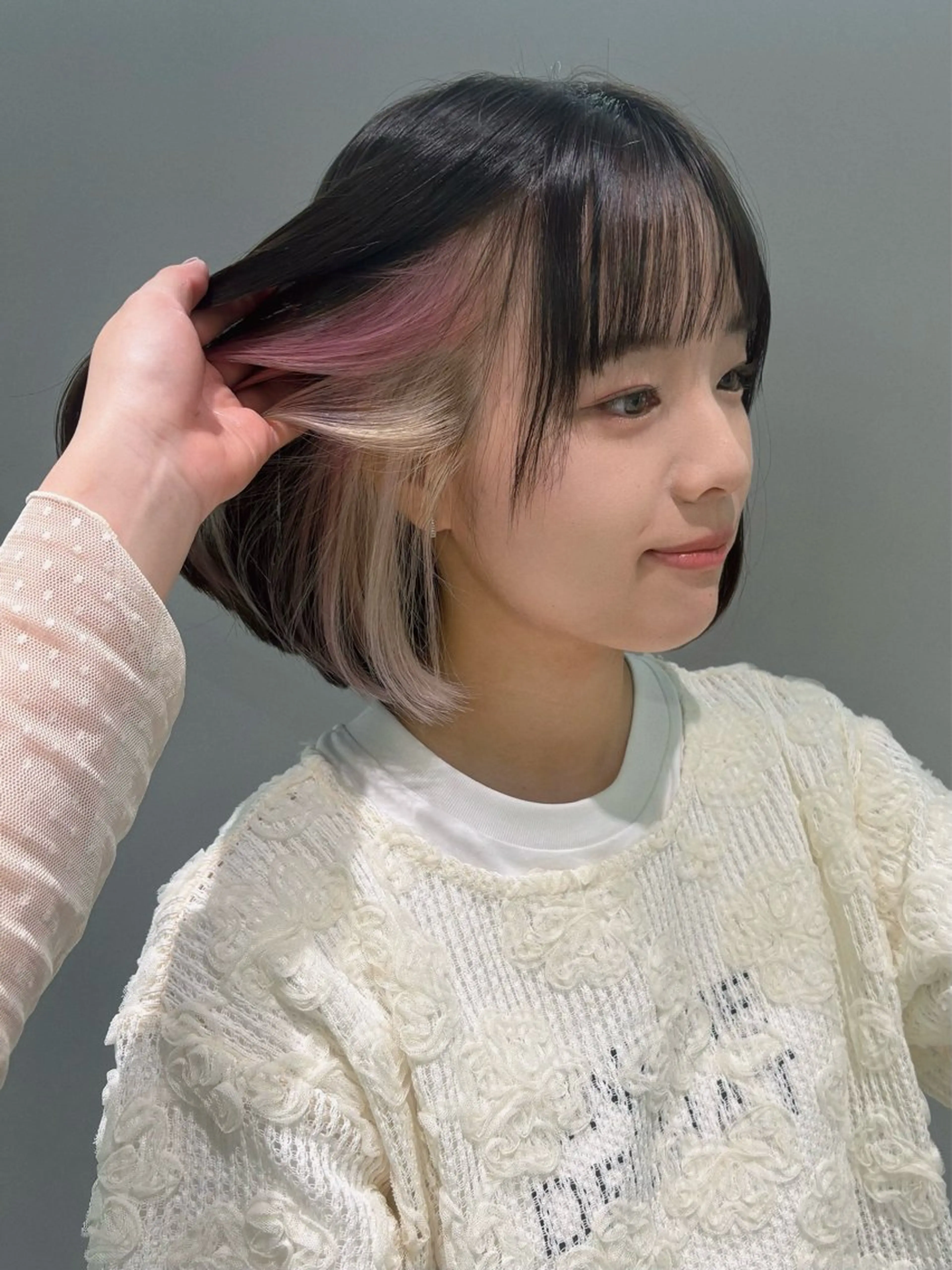 カラー ヘアカラー Haru/ブリーチ /ダブルカラーのヘアスタイル