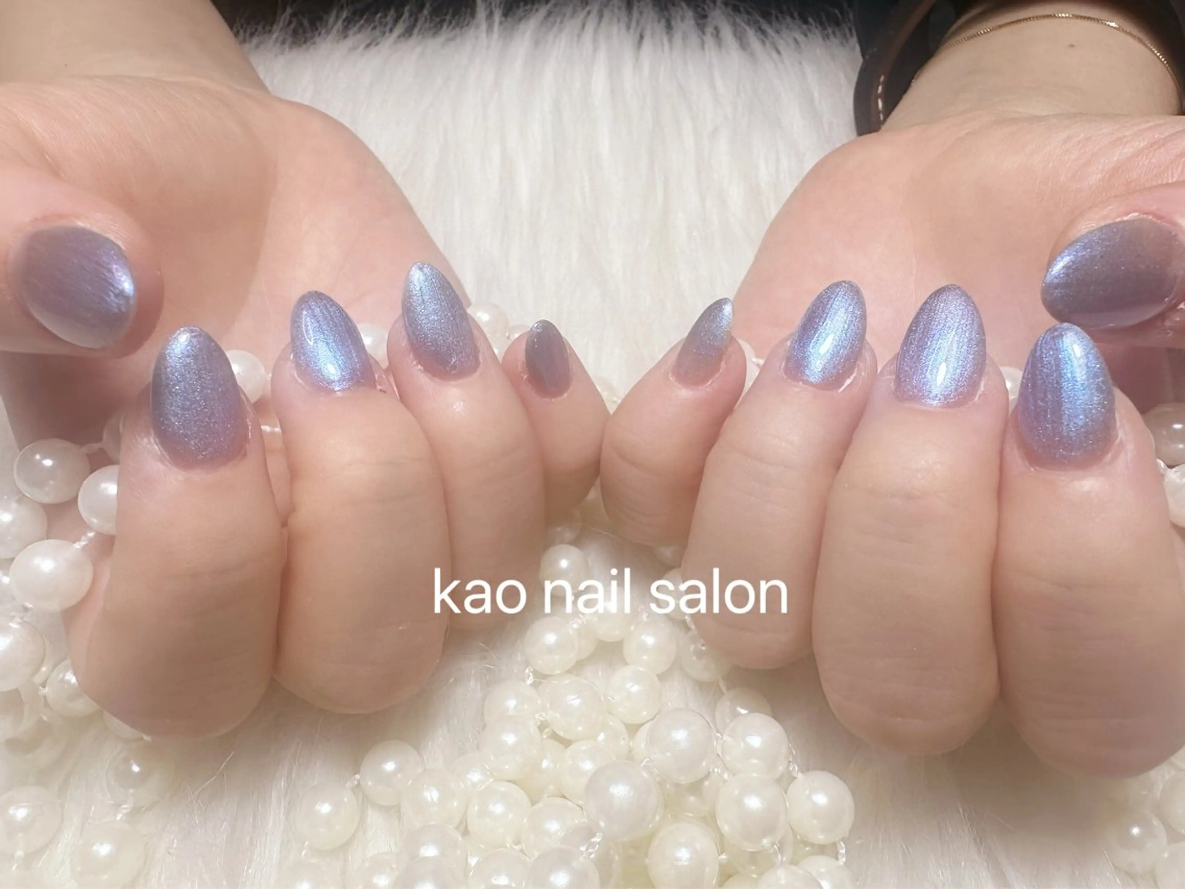 ネイル ハンドネイル kao nail マグネット/長さだしのネイルデザイン