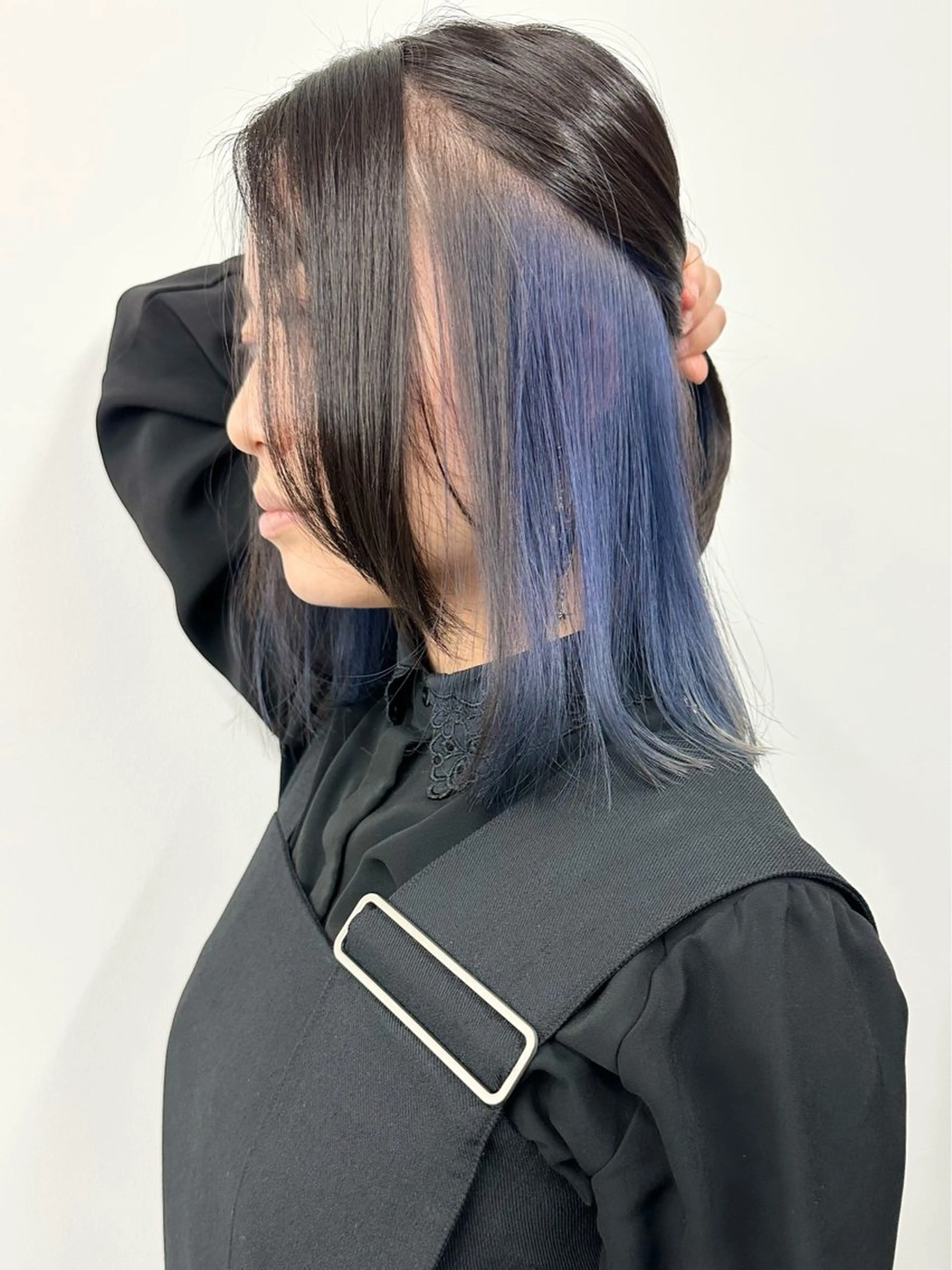 セミロング カラー カット ヘッドスパ ボブ/ゆるふわ ボブパーマ/とういのヘアスタイル