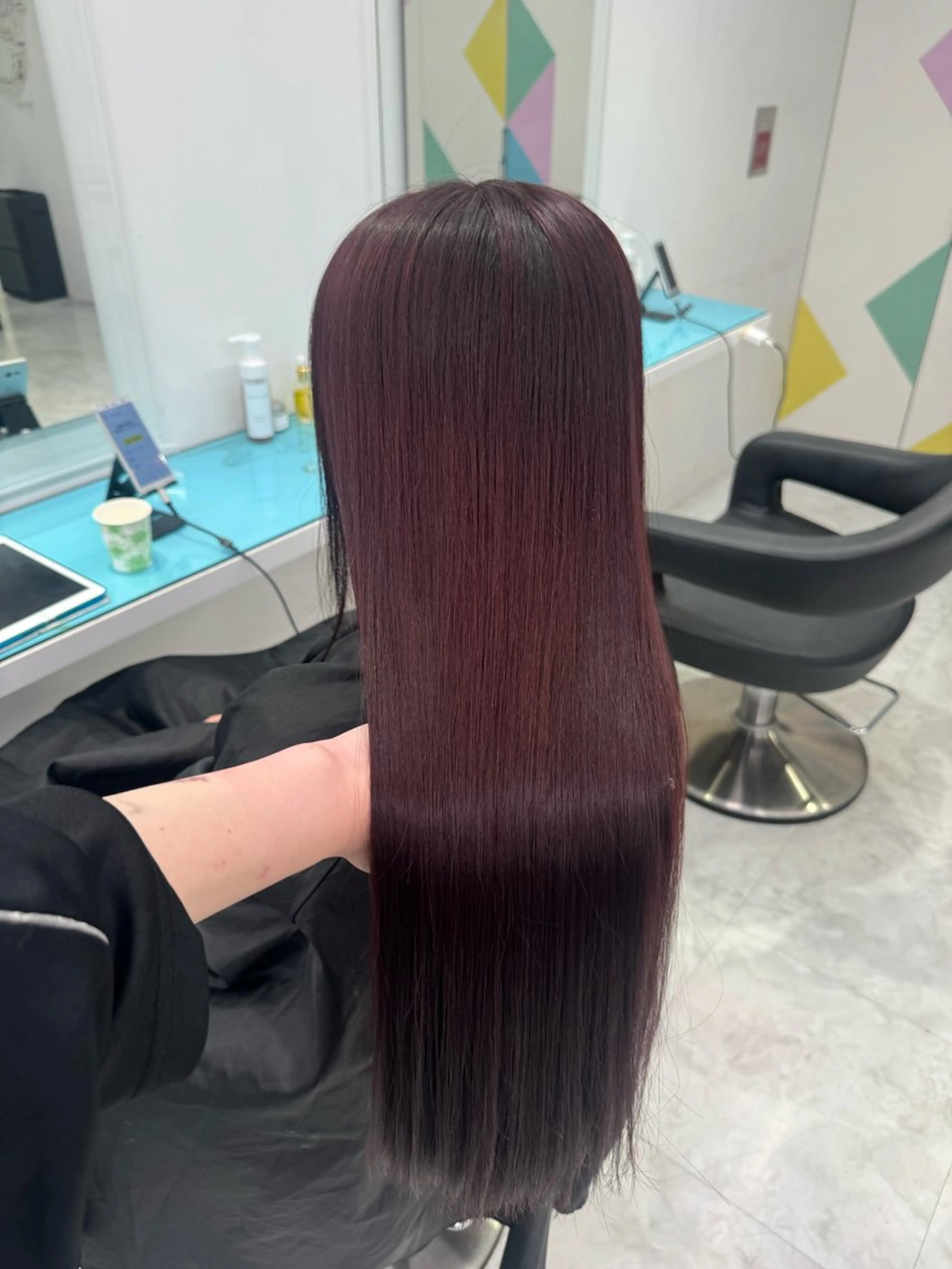 ロング カラー ヘアカラー ダメージレスハイ トーン💖kanonのヘアスタイル