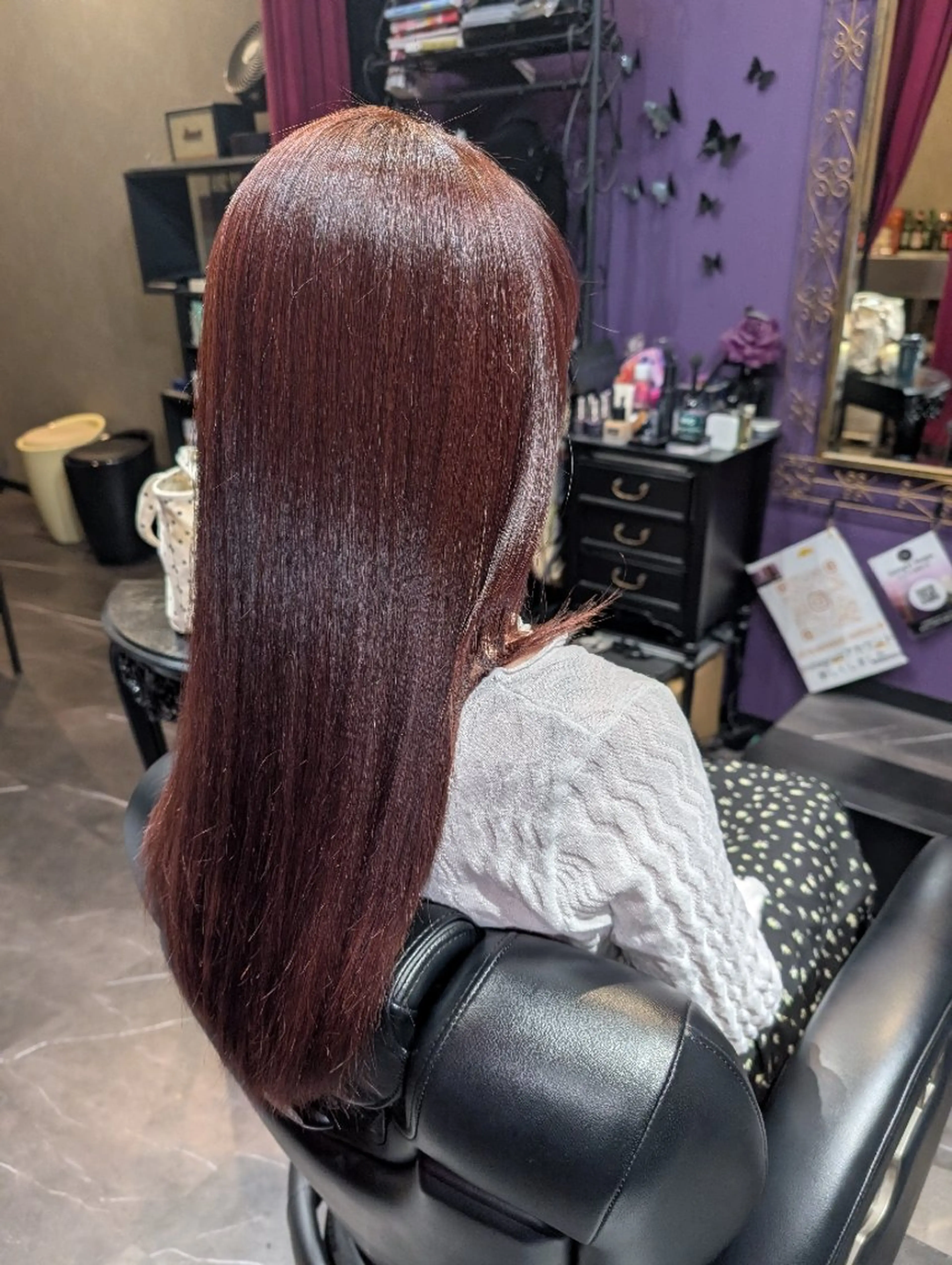 ロング 髪質改善 ヘアカラー トリートメント 渡辺 康行のヘアスタイル