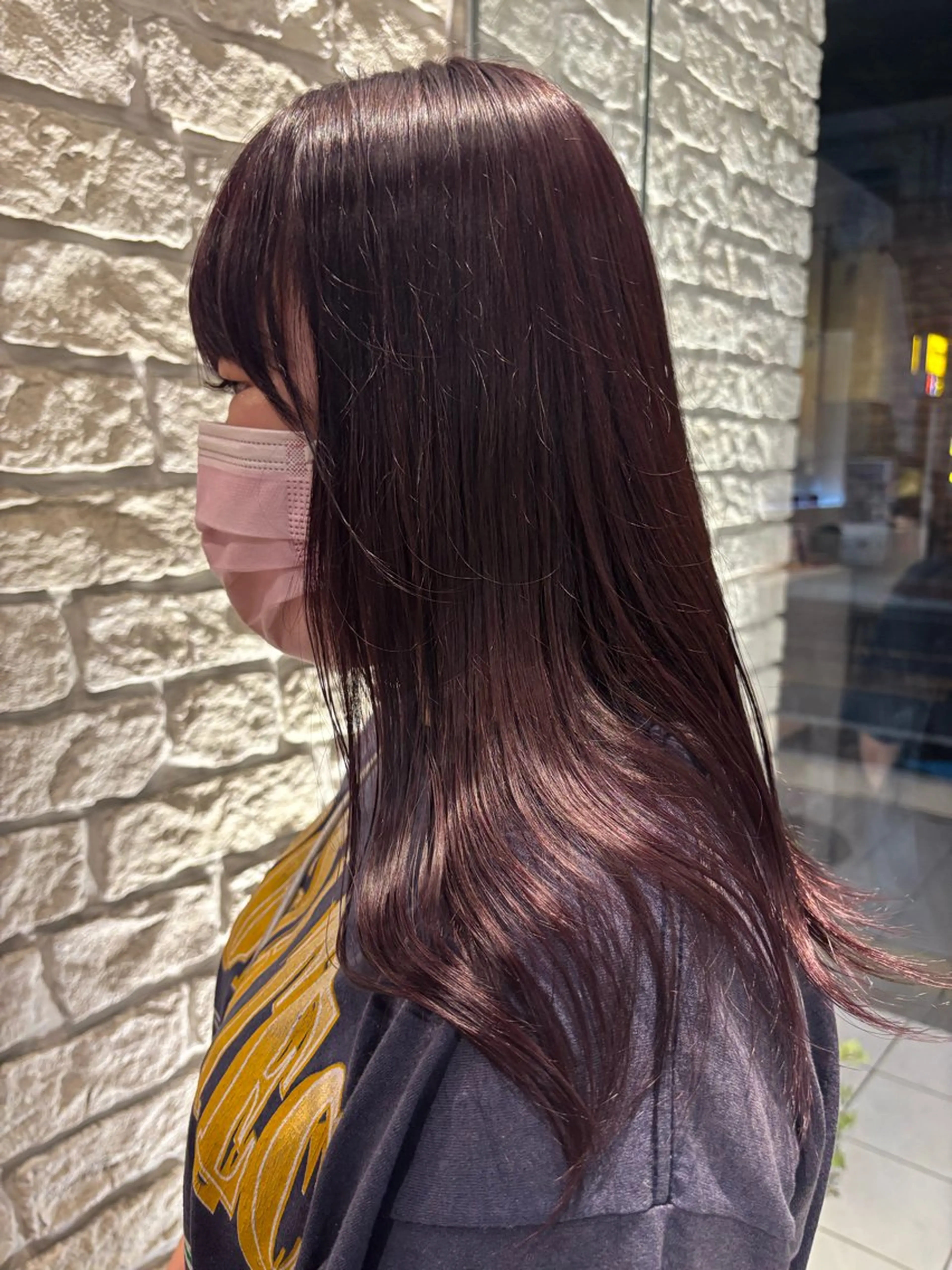 セミロング カラー Suzu🪽 大宮美容室のヘアスタイル