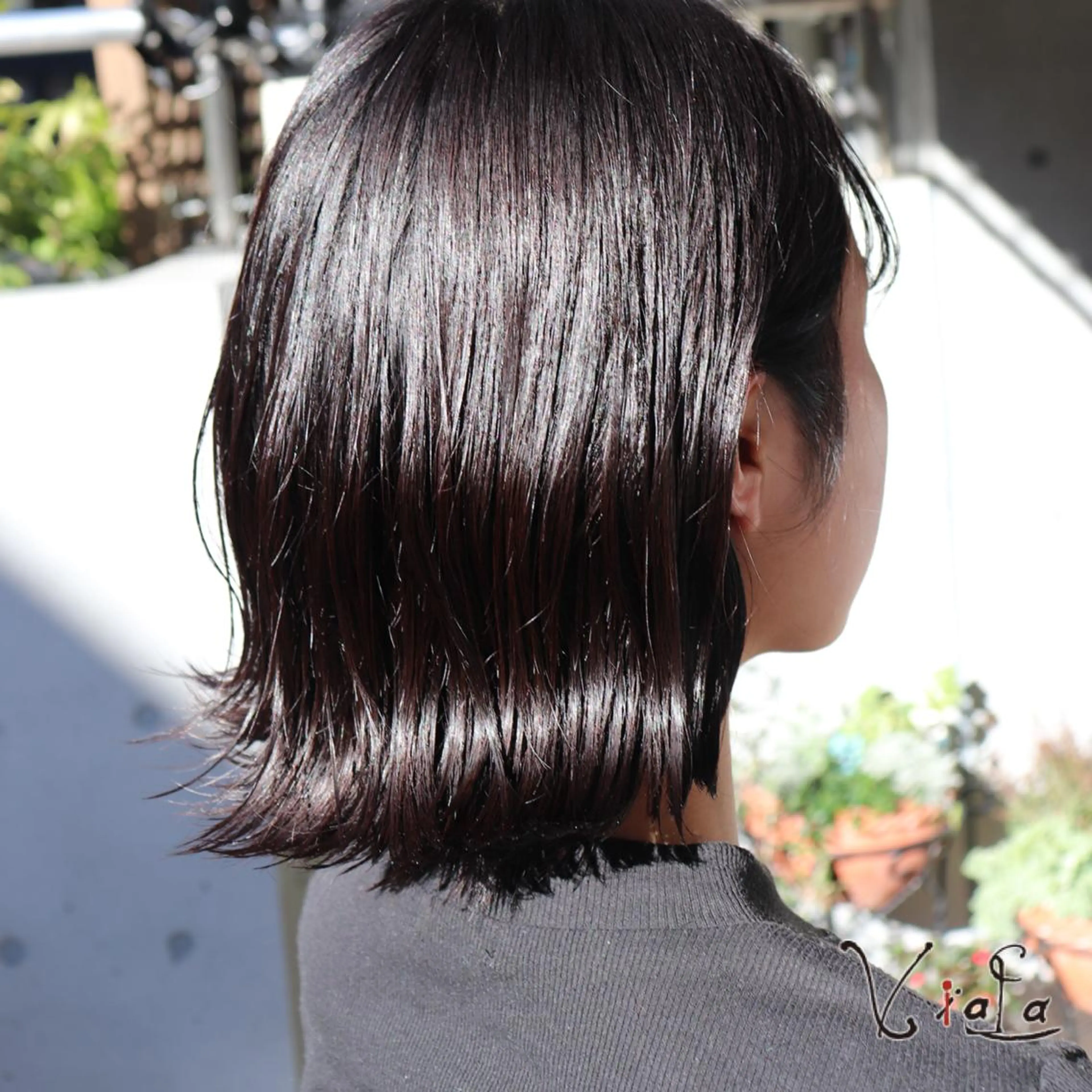 ショート カラー 外ハネヘア ViaLa Hair 🌈すずきたくむ✂︎のヘアスタイル