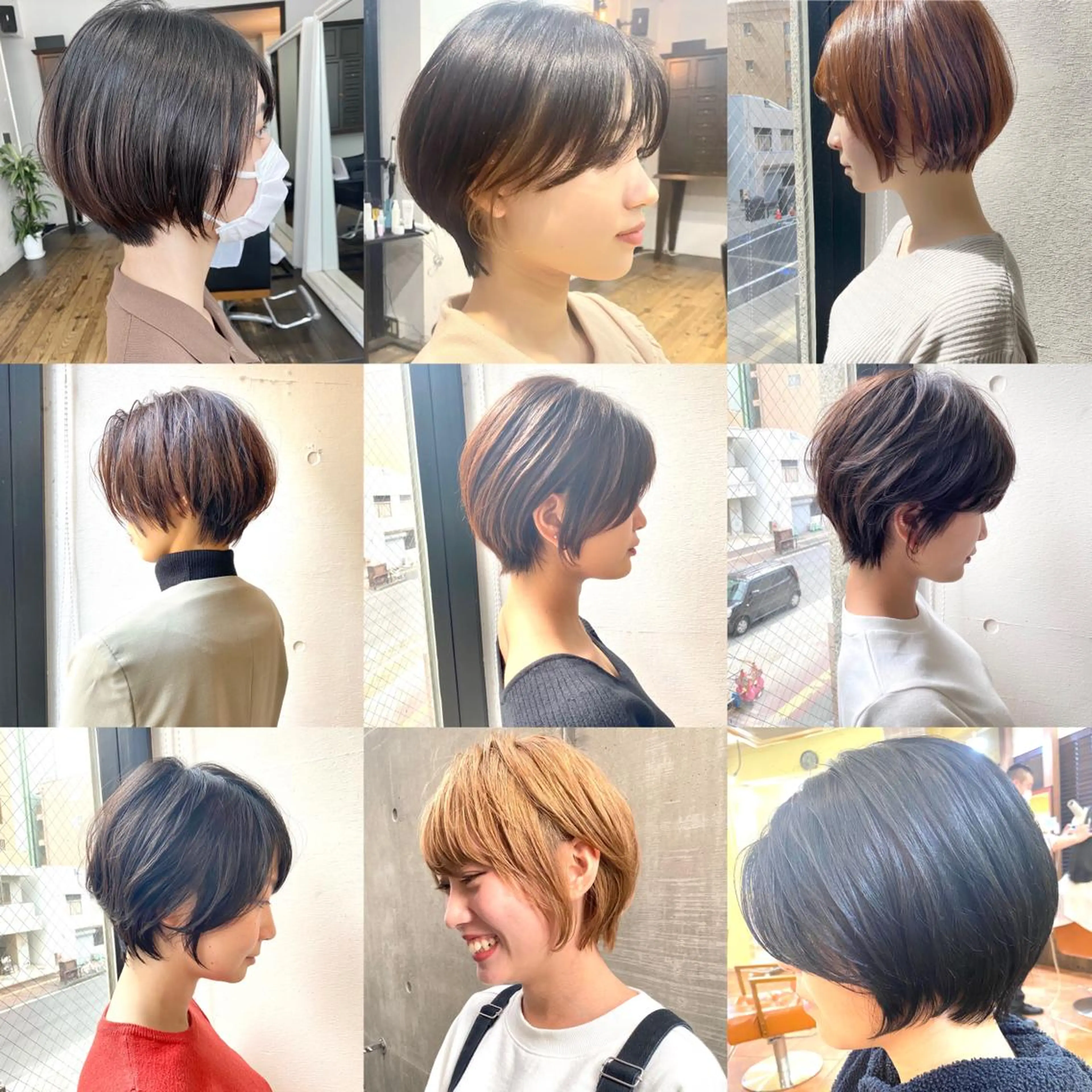 ショート ショートヘア 会田 渡夢のヘアスタイル