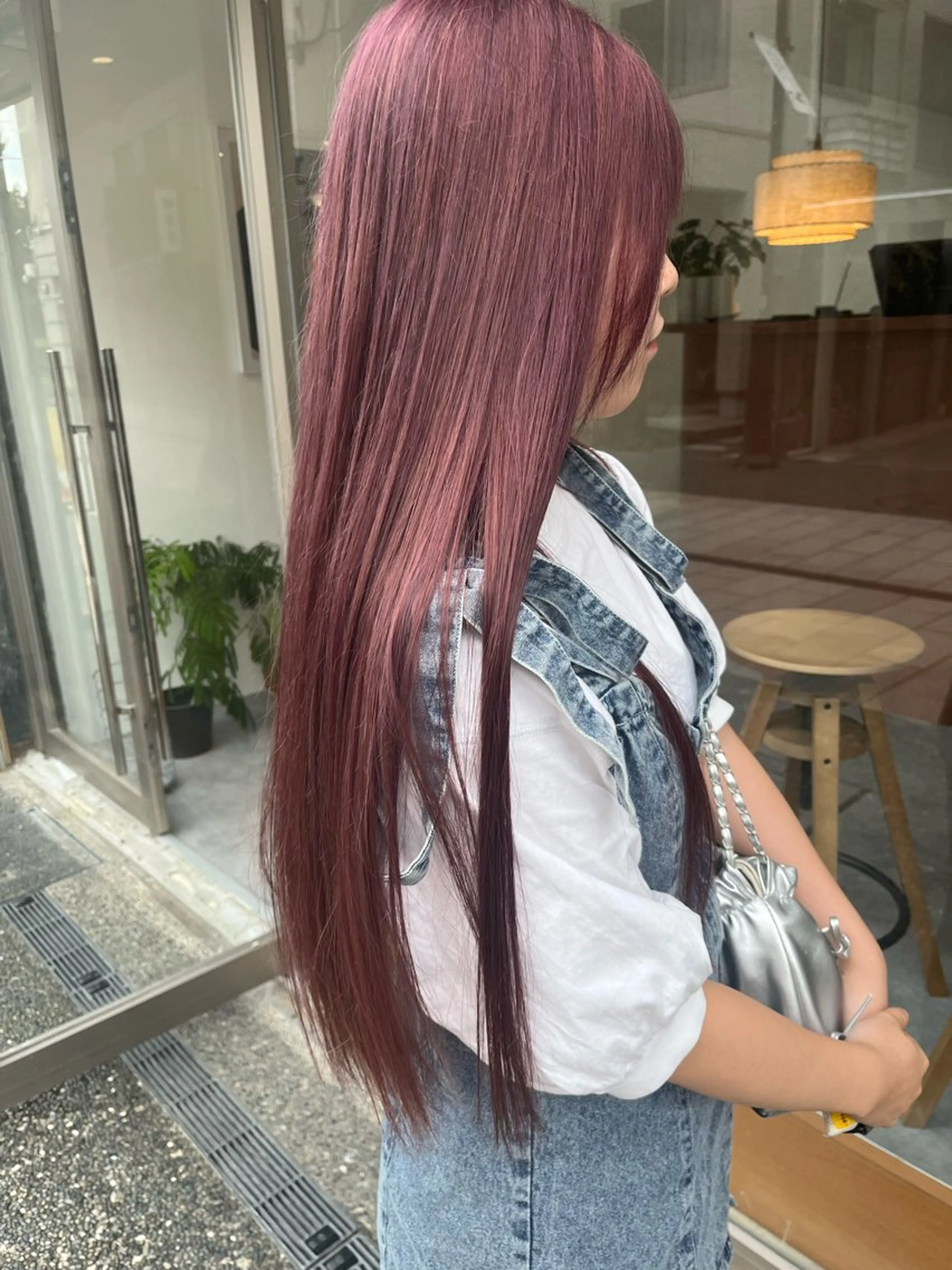 【暖色カラー🍊🍒】艶カラー＋前処理トリートメントの写真