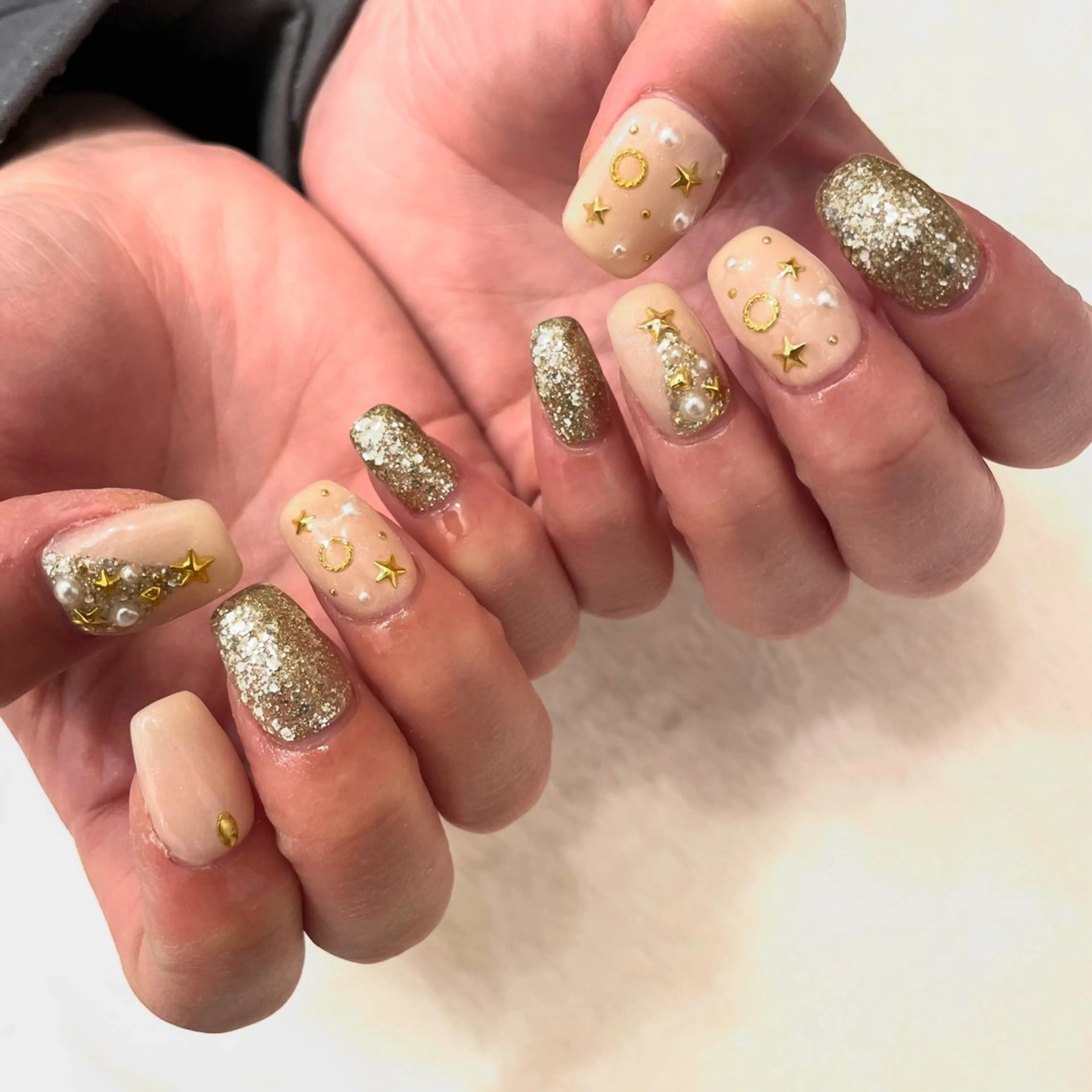 ネイル 冬ネイル クリスマス ハンドネイル Sea  nail by emaのネイルデザイン