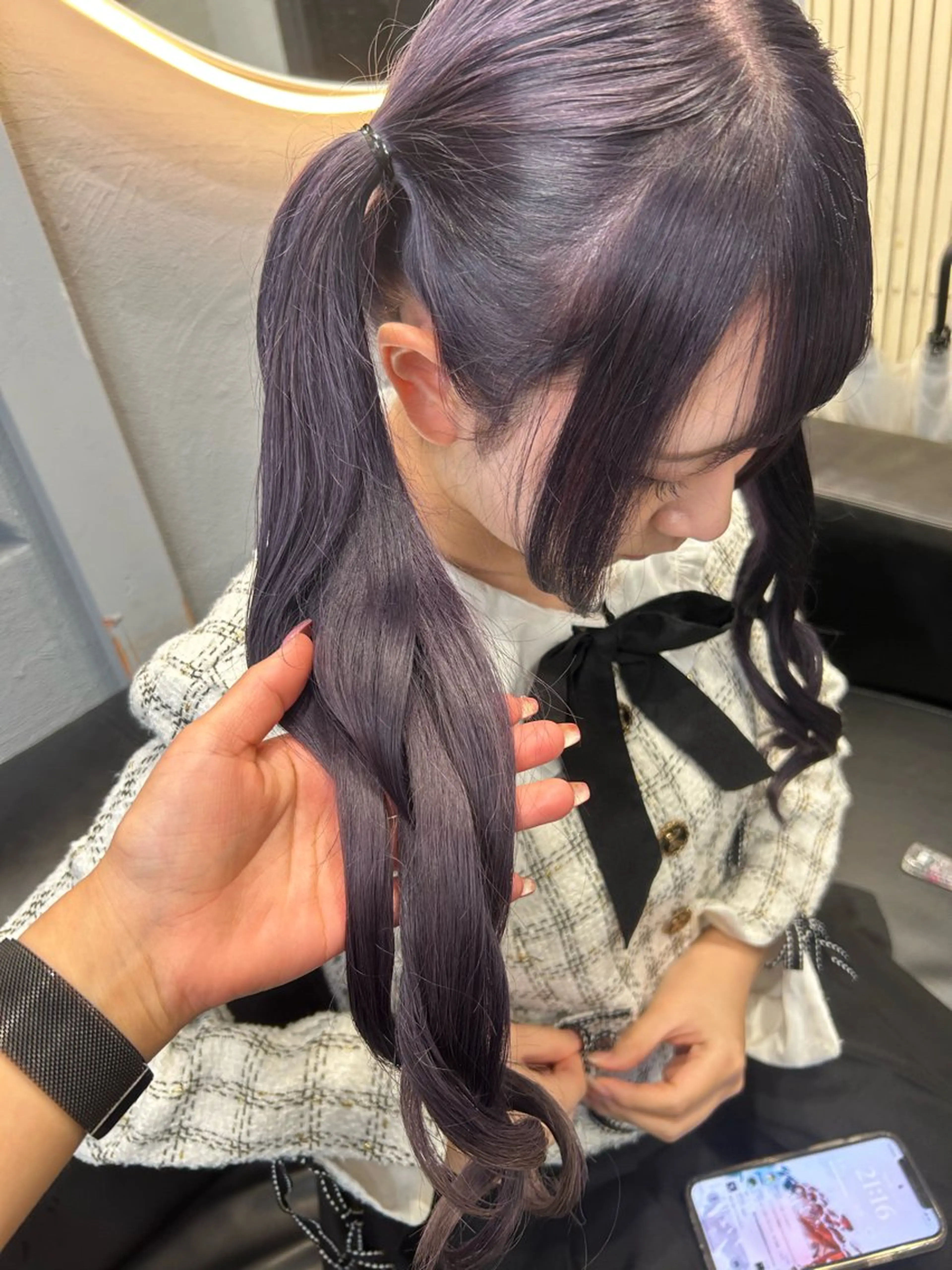 カラー ハイトーン ayane💖のヘアスタイル
