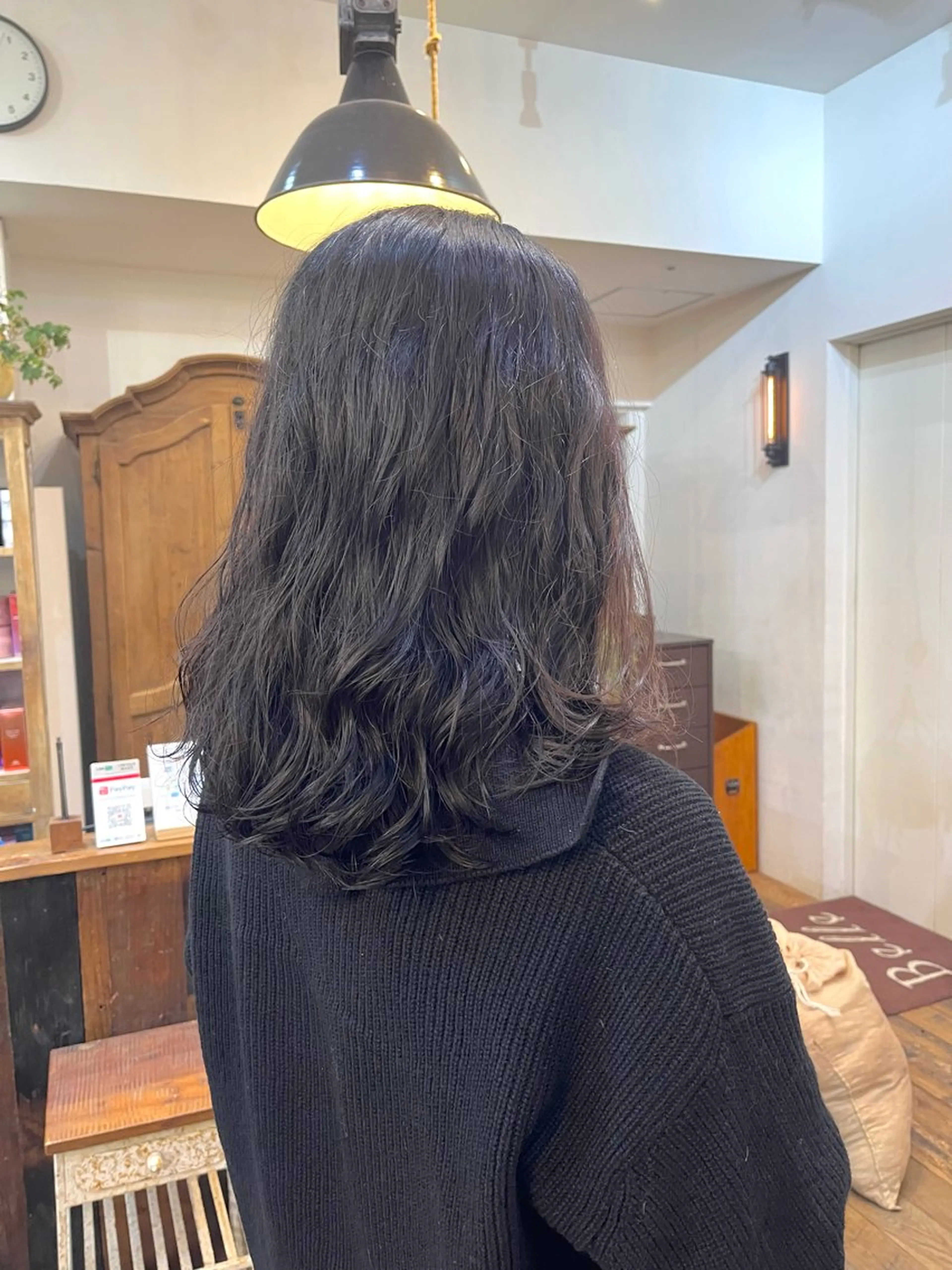 セミロング セミロングパーマ rena/レイヤー /メンズ◎のヘアスタイル