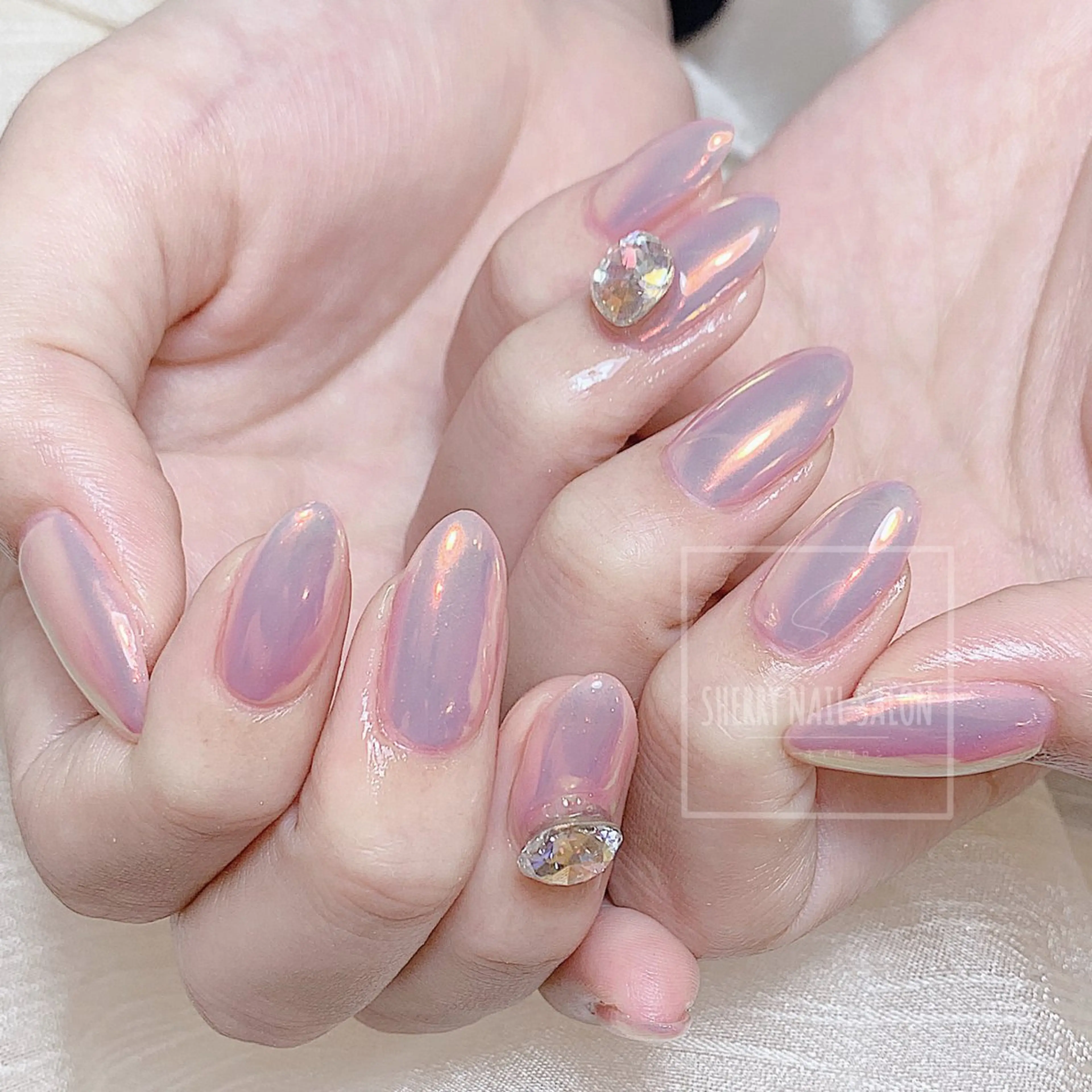 ネイル アートネイル チークネイル フレンチネイル ジェルネイル グラデーション 萌 自宅ネイルサロンのネイルデザイン