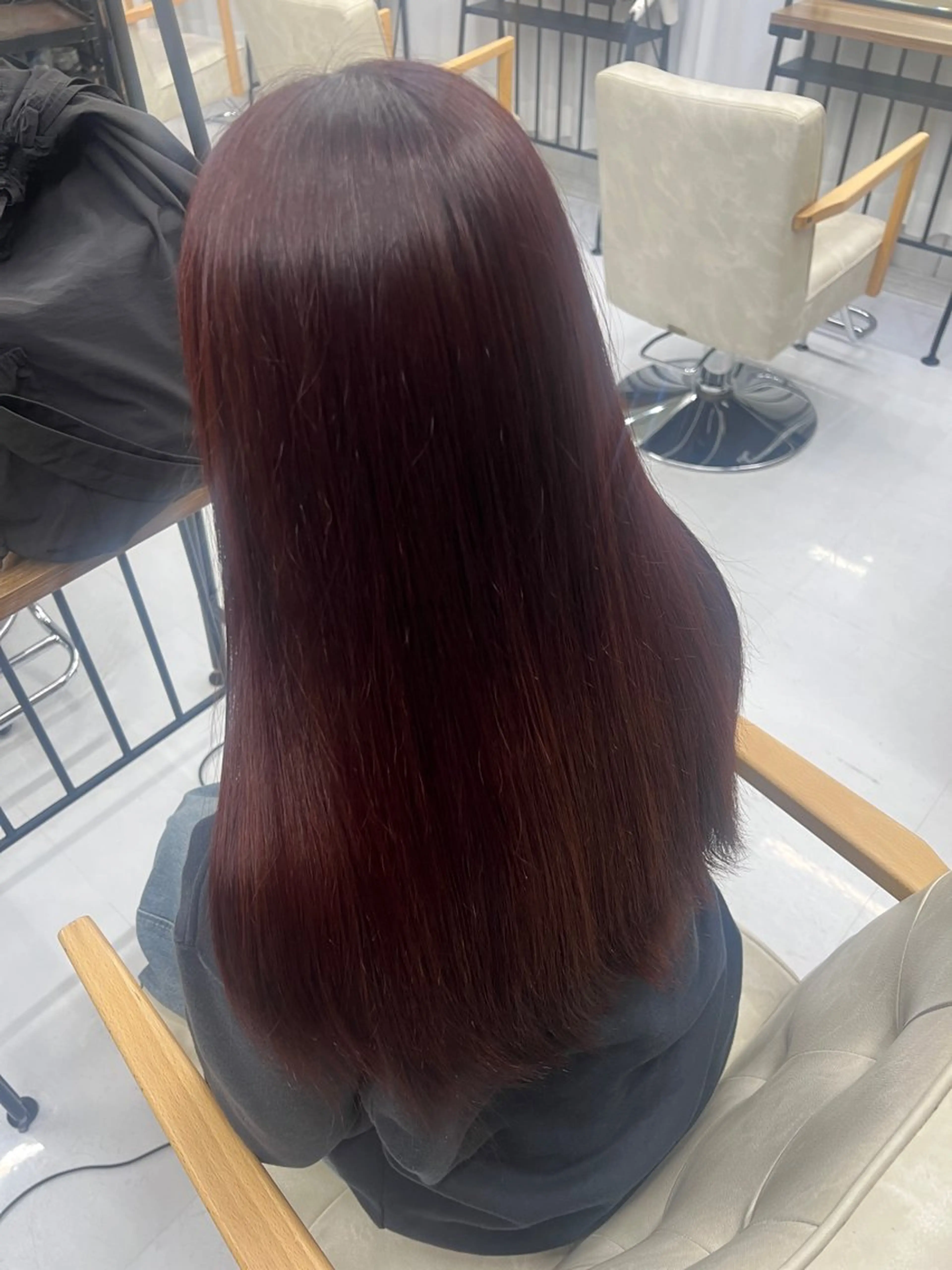 ロング カラー オモカワ オトナのヘアスタイル