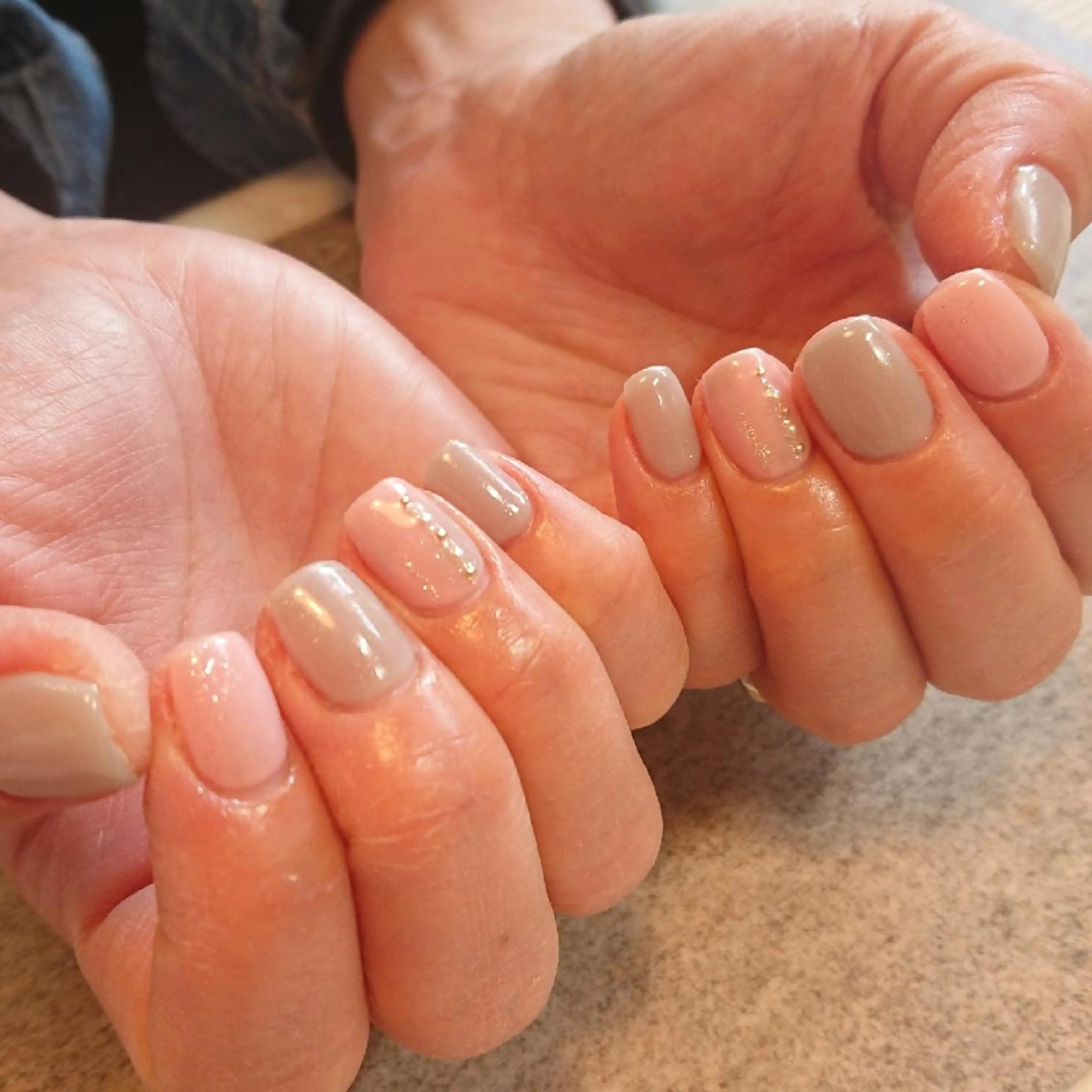 ネイル シンプルネイル ジェヌインネイル 河内のネイルデザイン