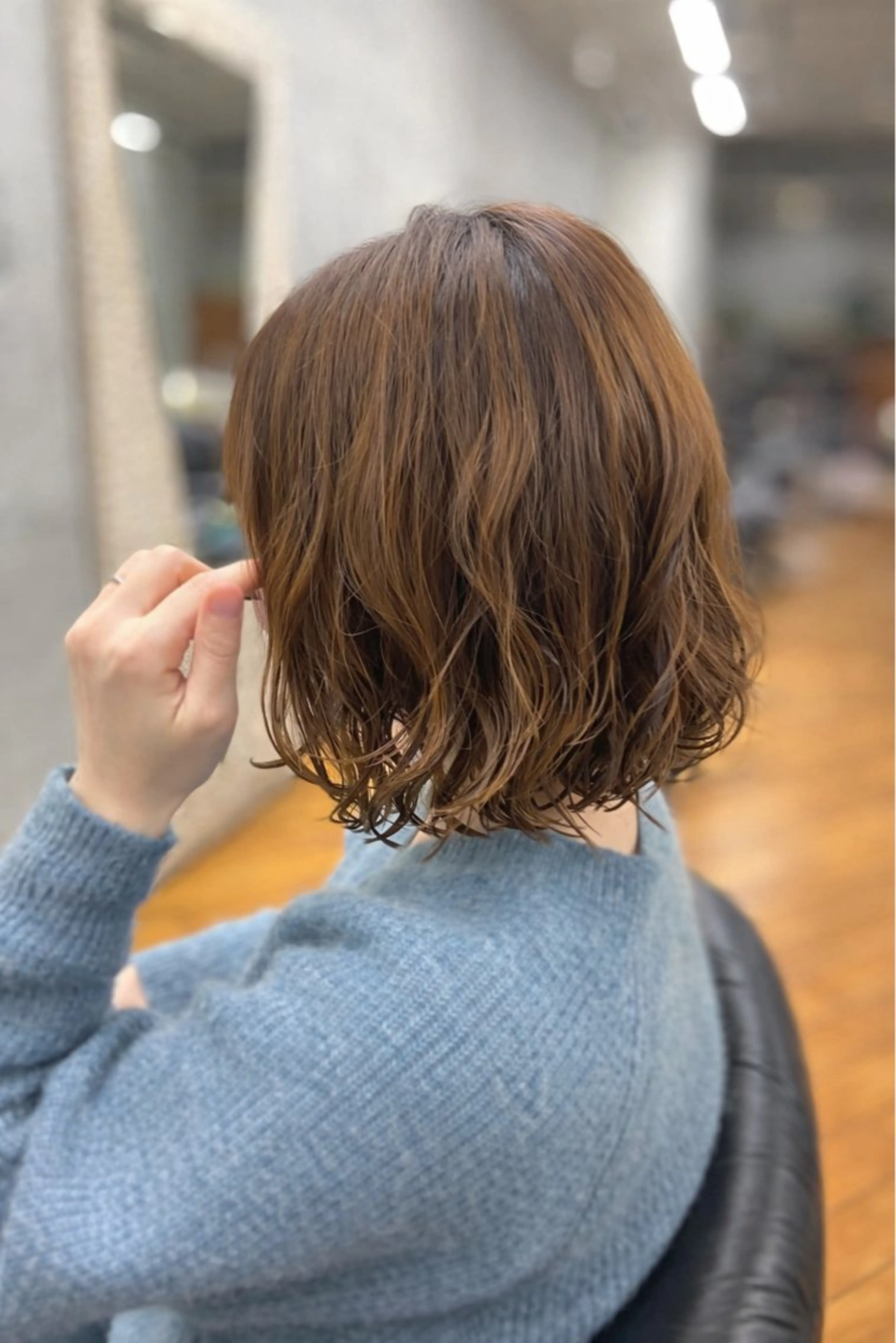 ミディアム パーマ ASAKURA所属・ASAKURA 美容室のヘアスタイル