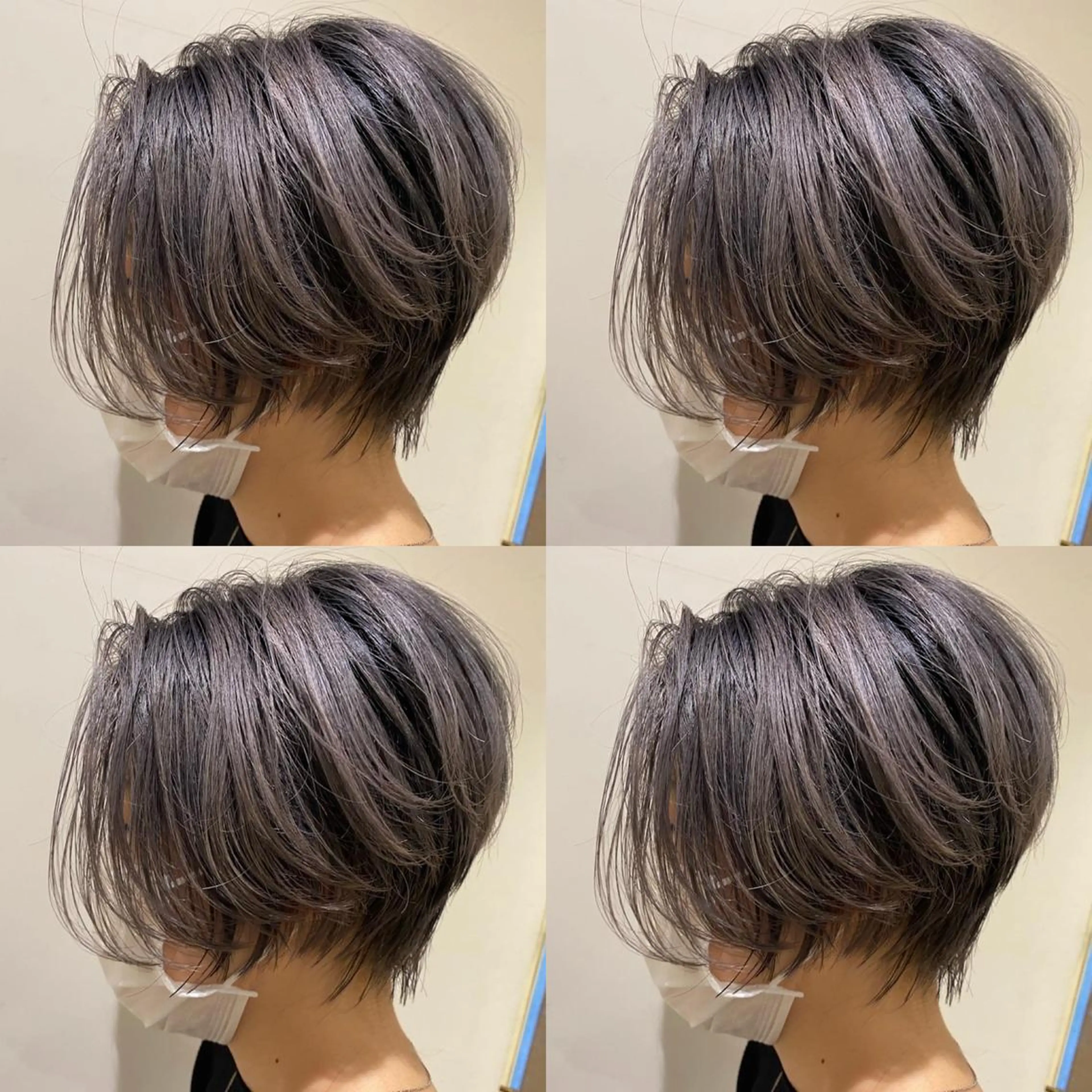 ショート カラー アッシュ ショートヘア レイヤー×艶髪特化 マネージャー安藤光司のヘアスタイル