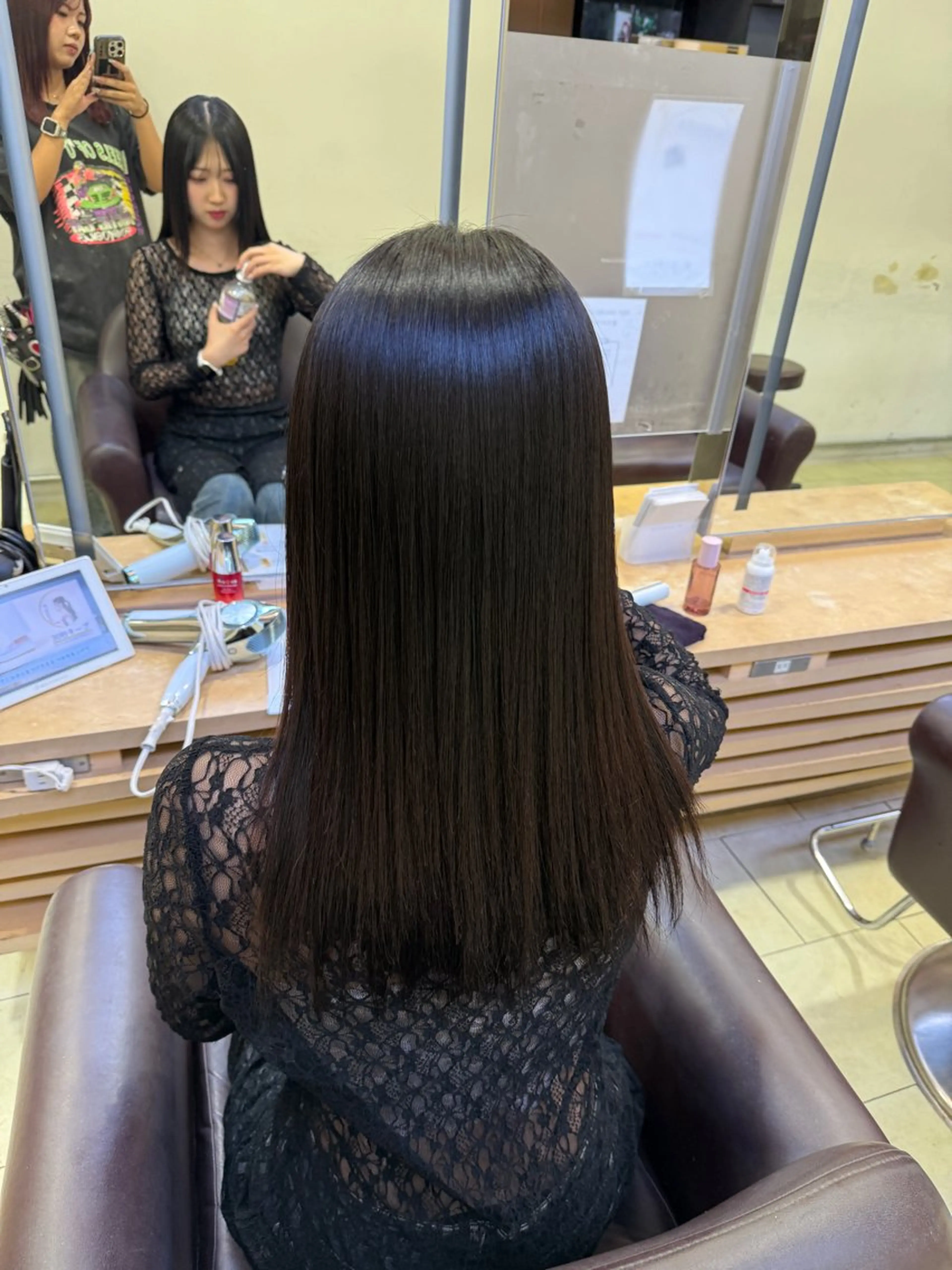 ロング 酸性縮毛矯正/メンズ /レイヤー/アヤネのヘアスタイル