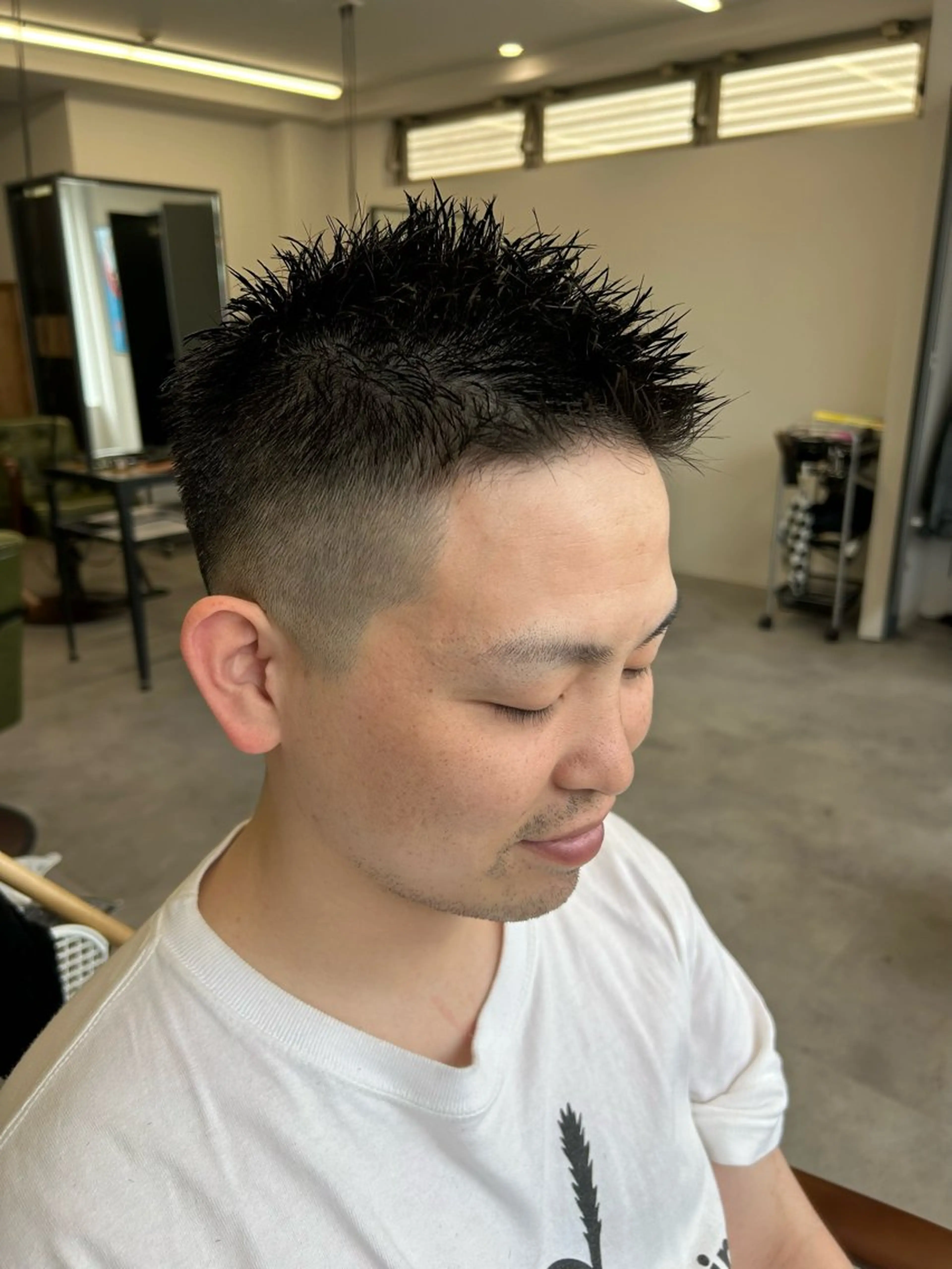 メンズ フェードカット カット SHAFT Ieiriのヘアスタイル