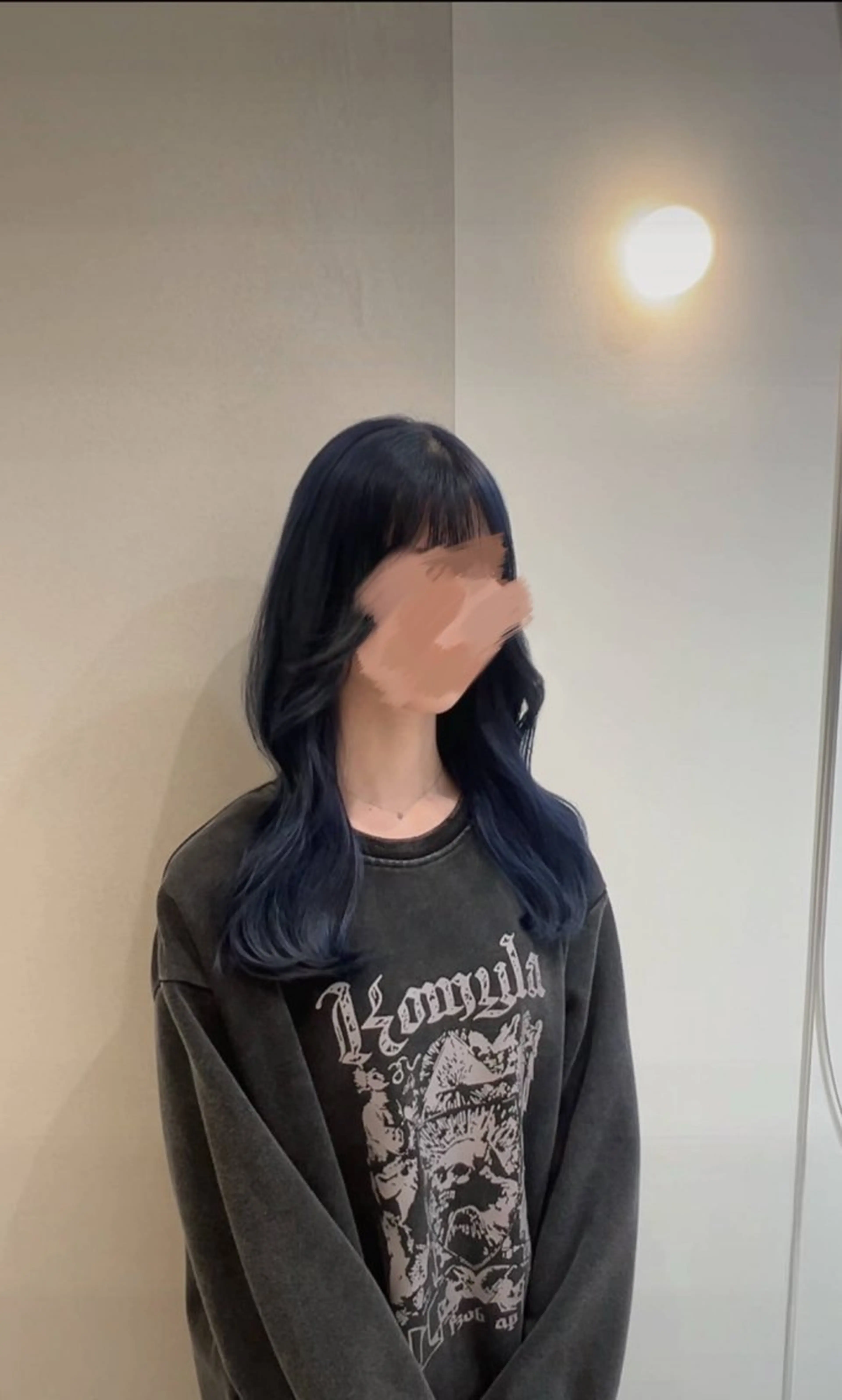 ロング カラー カット /エクステ 坪内翔音のヘアスタイル