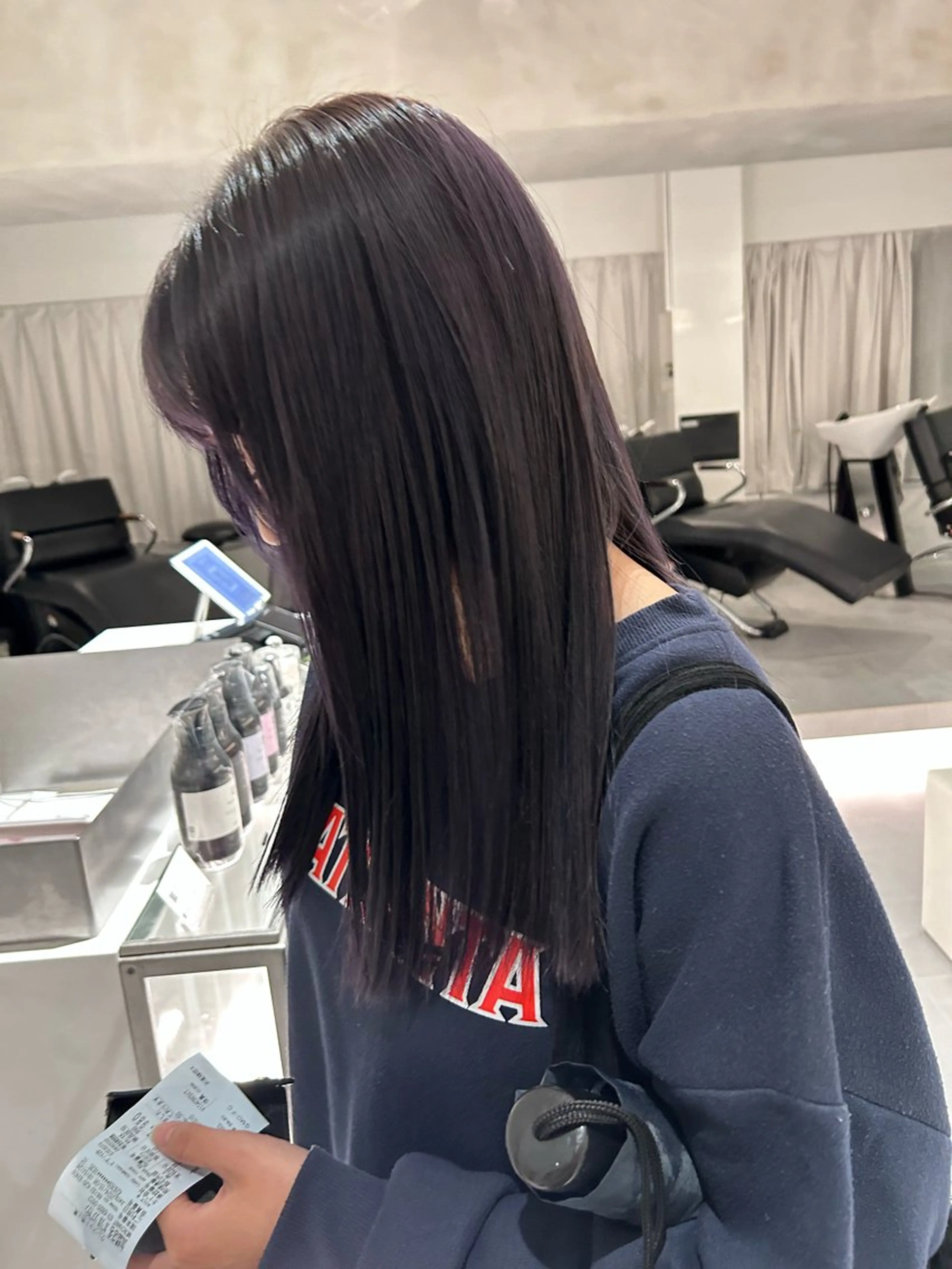 セミロング カラー 🪞透け感&韓国ヘア 🪞honokaのヘアスタイル