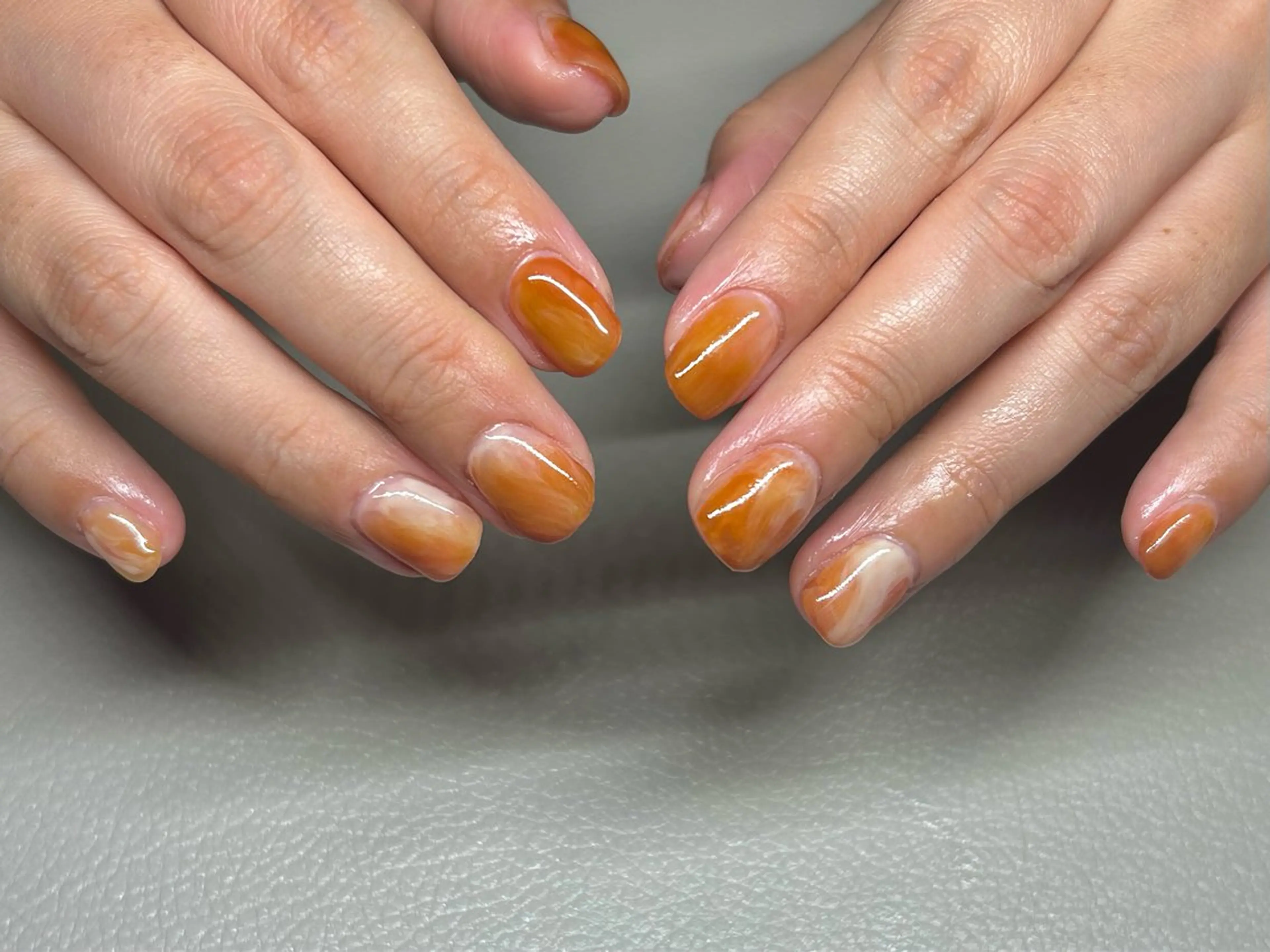 ネイル ラメ(グリッター) ニュアンスネイル amo_nail 岡山市南区自宅ネイルのネイルデザイン