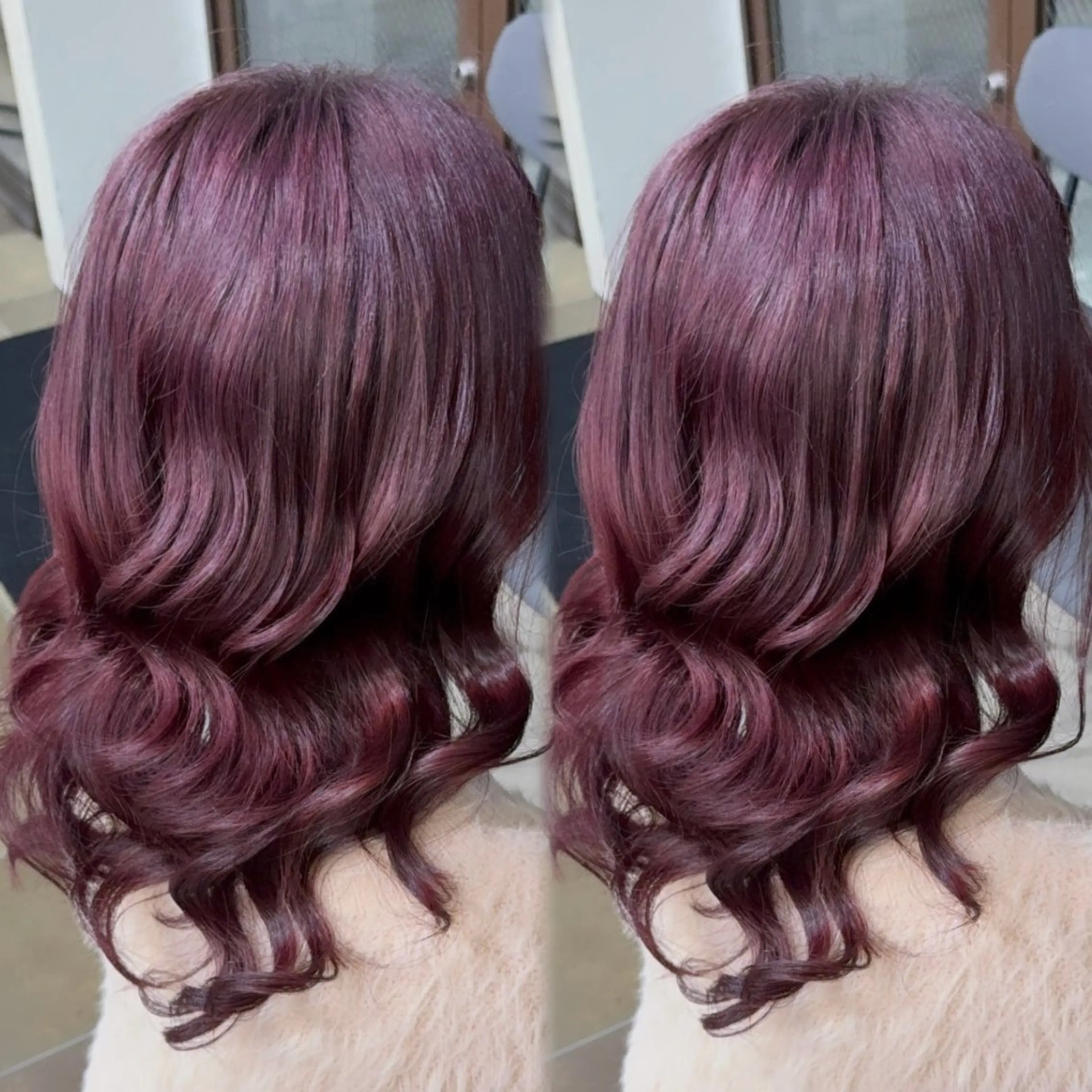 ミディアム カラー ヘアカラー トリートメント ⠀ 流菜のヘアスタイル