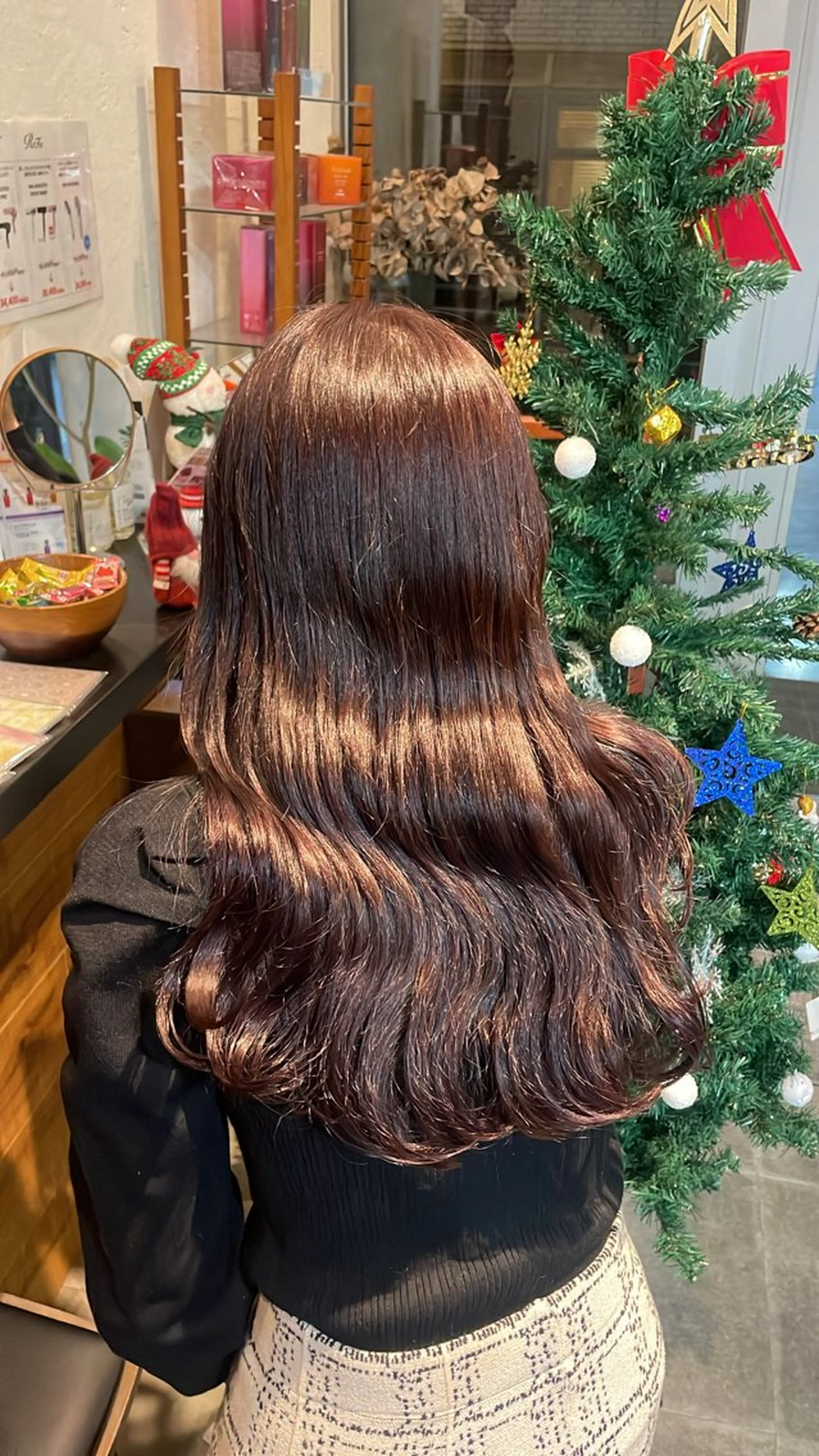 ロング カラー ブラウンカラー ココアブラウン 𝘚𝘶𝘻𝘶 𓂃𓈒𓏸のヘアスタイル