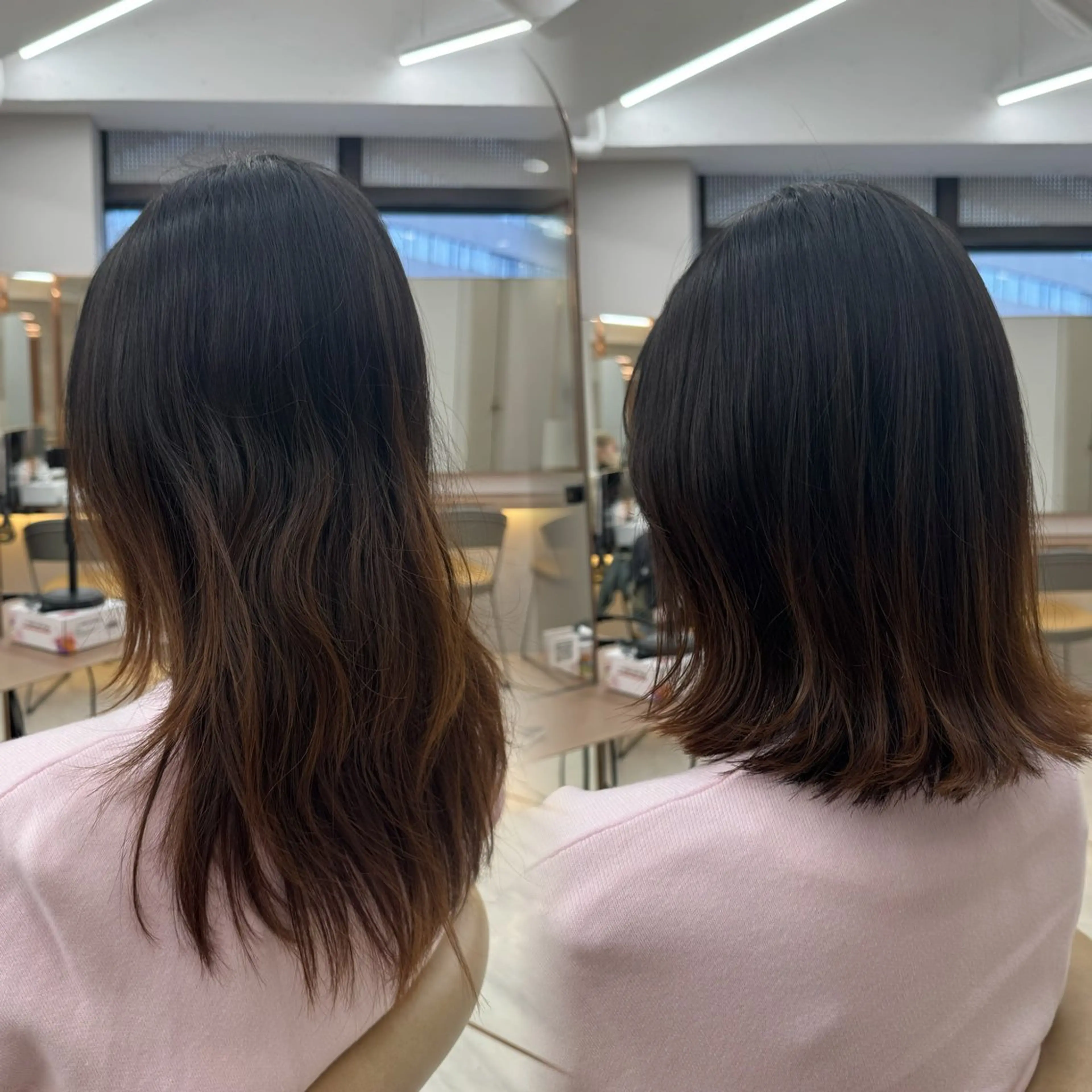 ミディアム ウルフ/レイヤー/ ボブ/大石晴也🦋のヘアスタイル