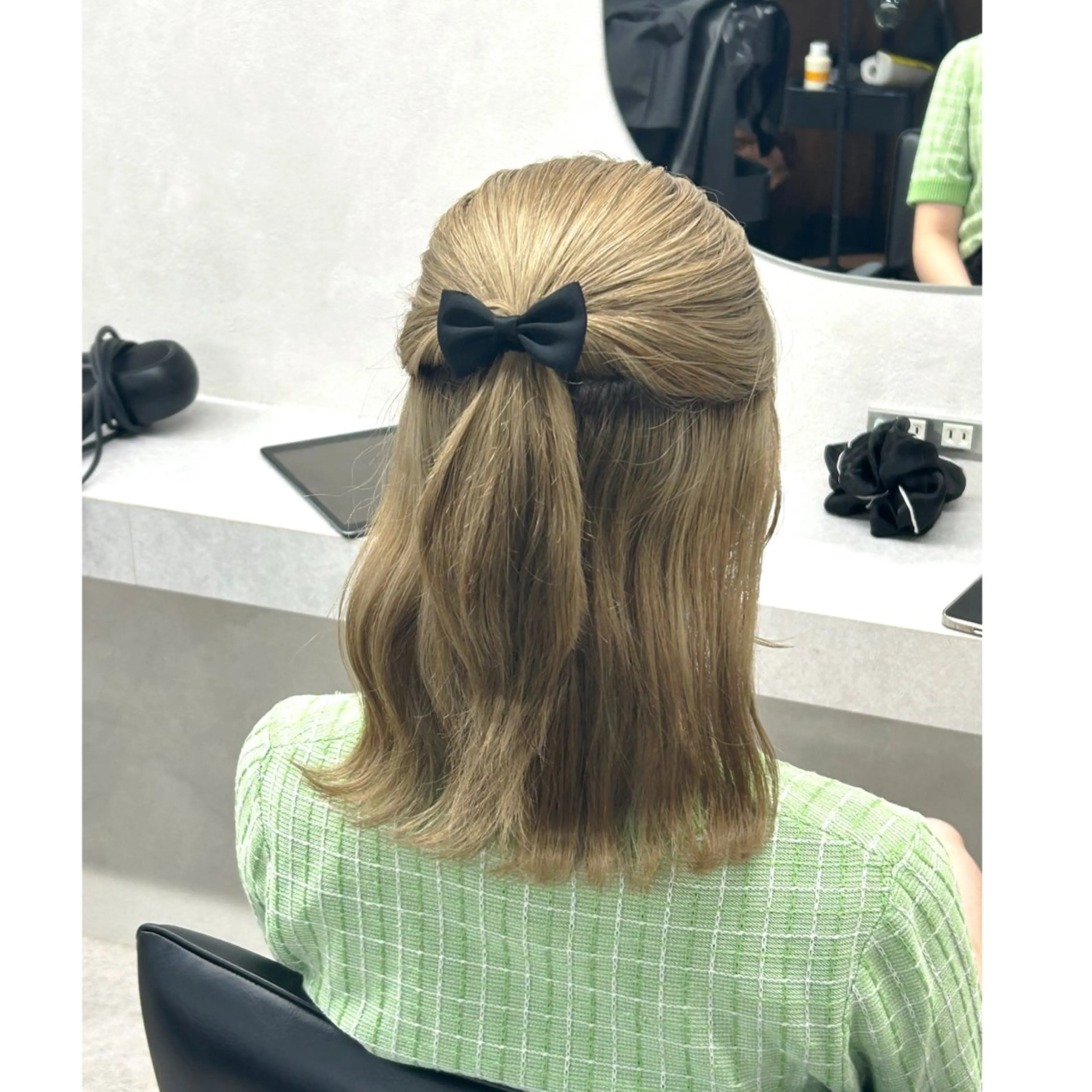 ミディアム ヘアセット 🎀HARU ボブ/ヘアセット🫧のヘアスタイル