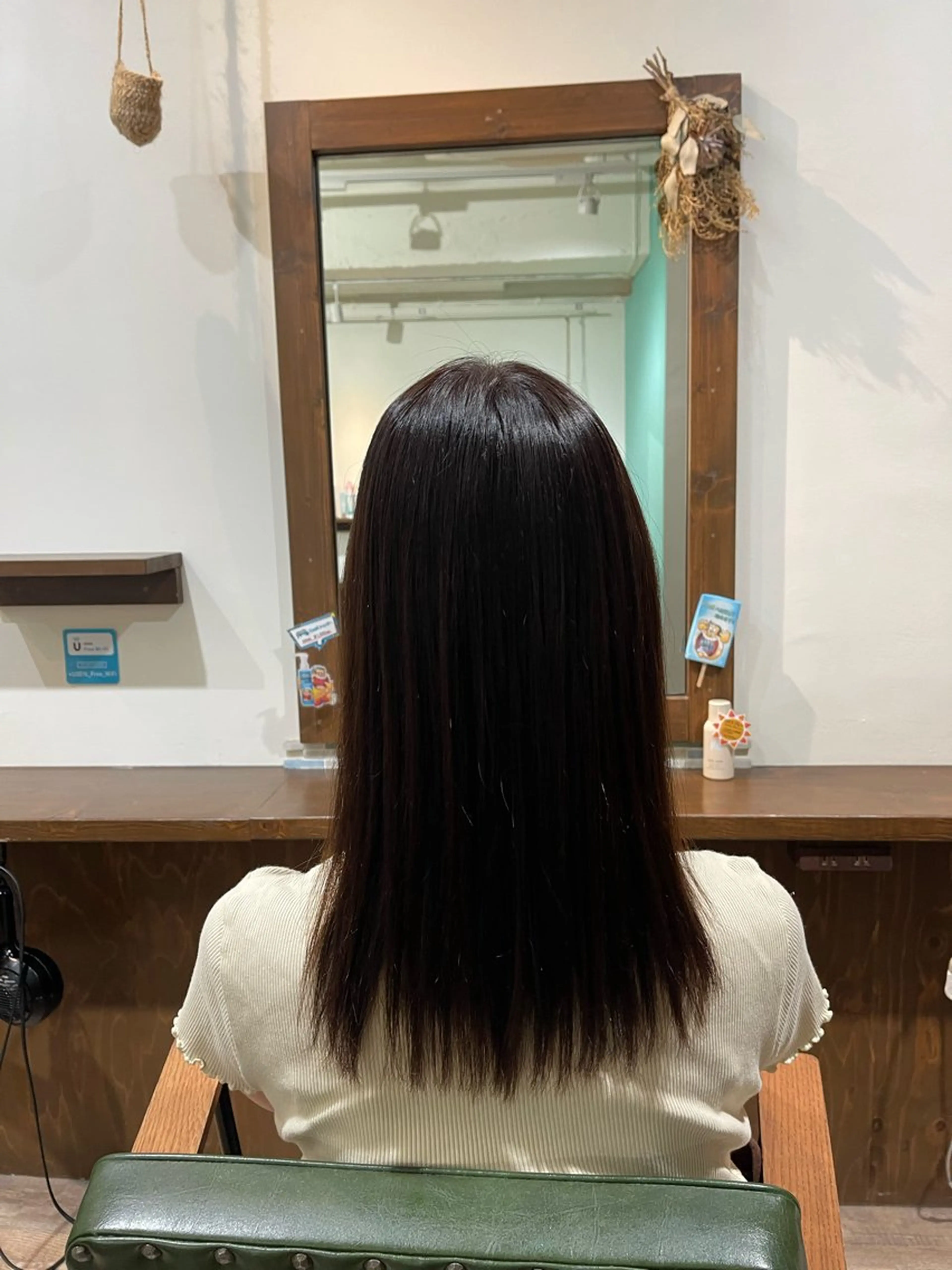 ロング 縮毛矯正 縮毛矯正 テライ ケイショウのヘアスタイル