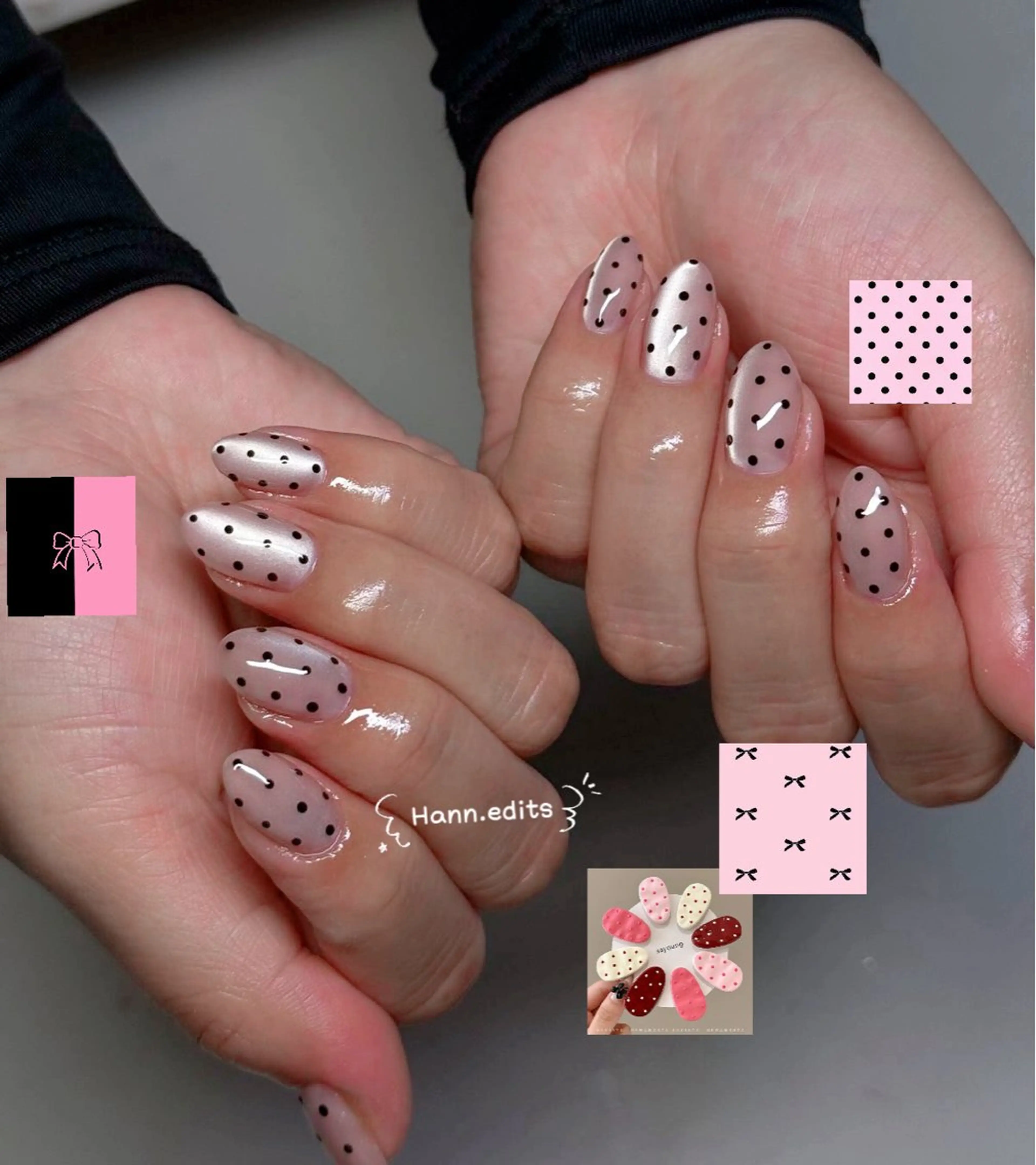 ミディアム 韓国風ヘア ハンドネイル Aila Nail ShinOkuboのネイルデザイン