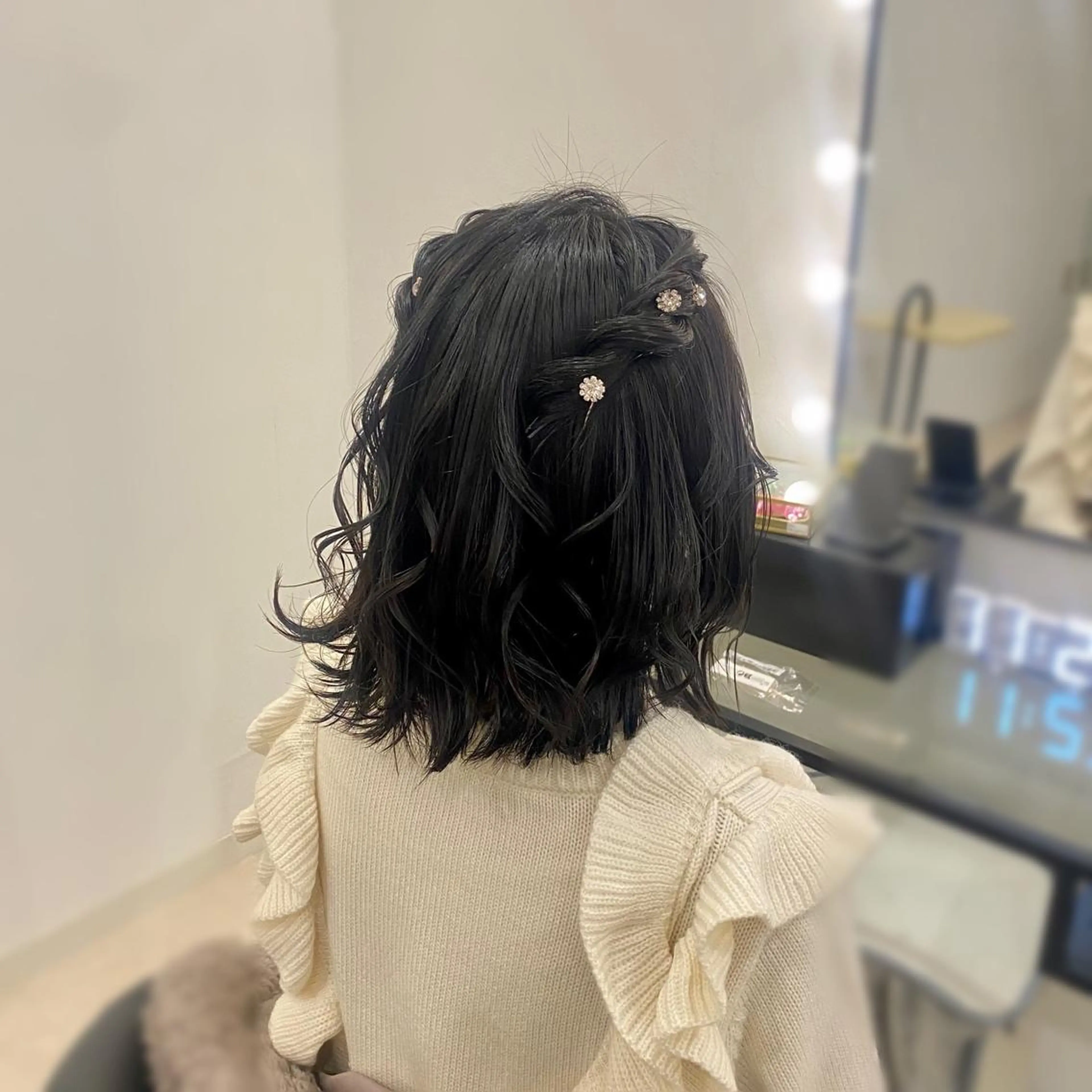 ヘアアレンジ デート クリスマス ヘアセット Mikazuki オーナーTeradaのマツエク・マツパデザイン