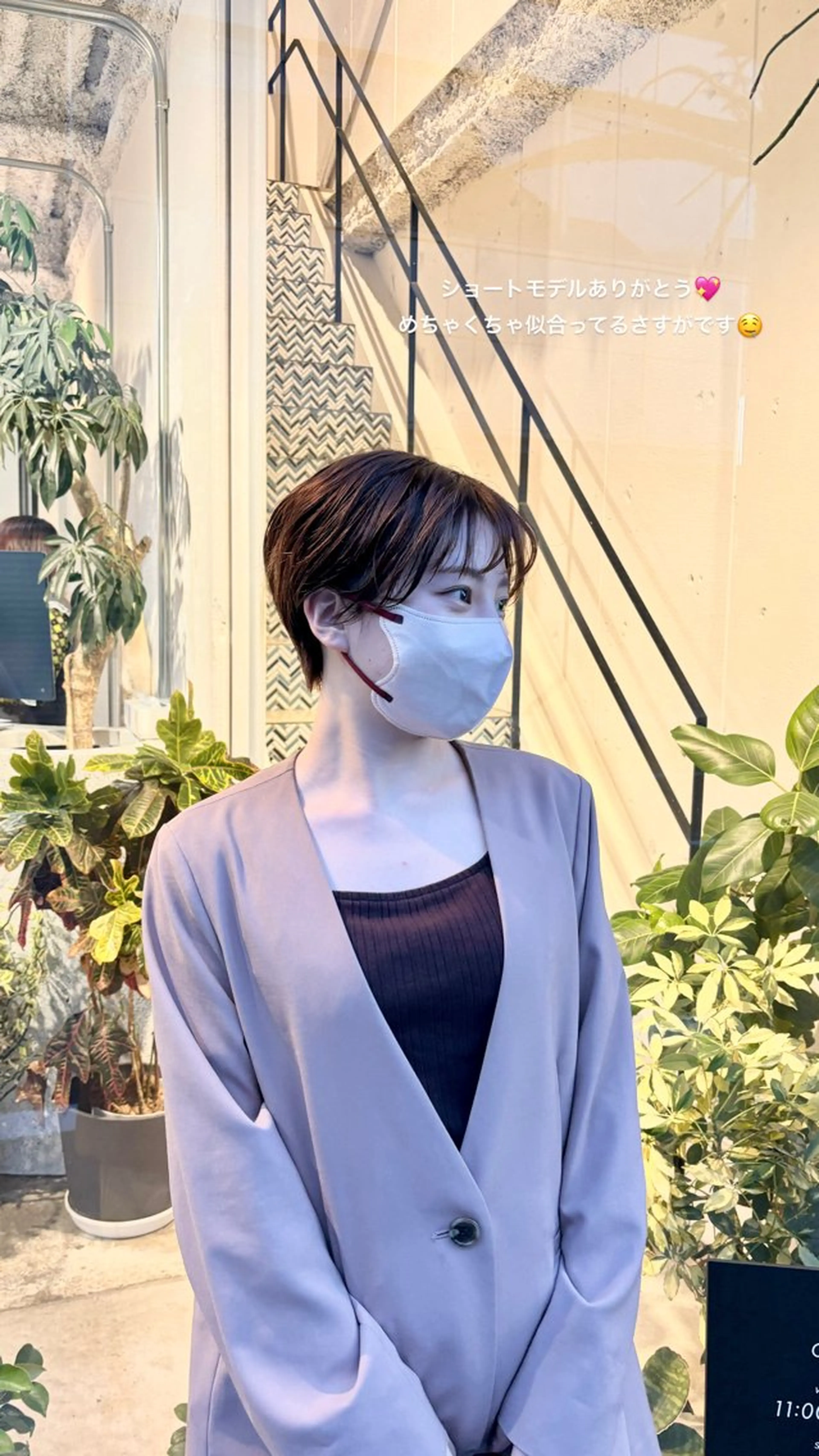 ショート カット 山田 綾乃/メンズカットのヘアスタイル