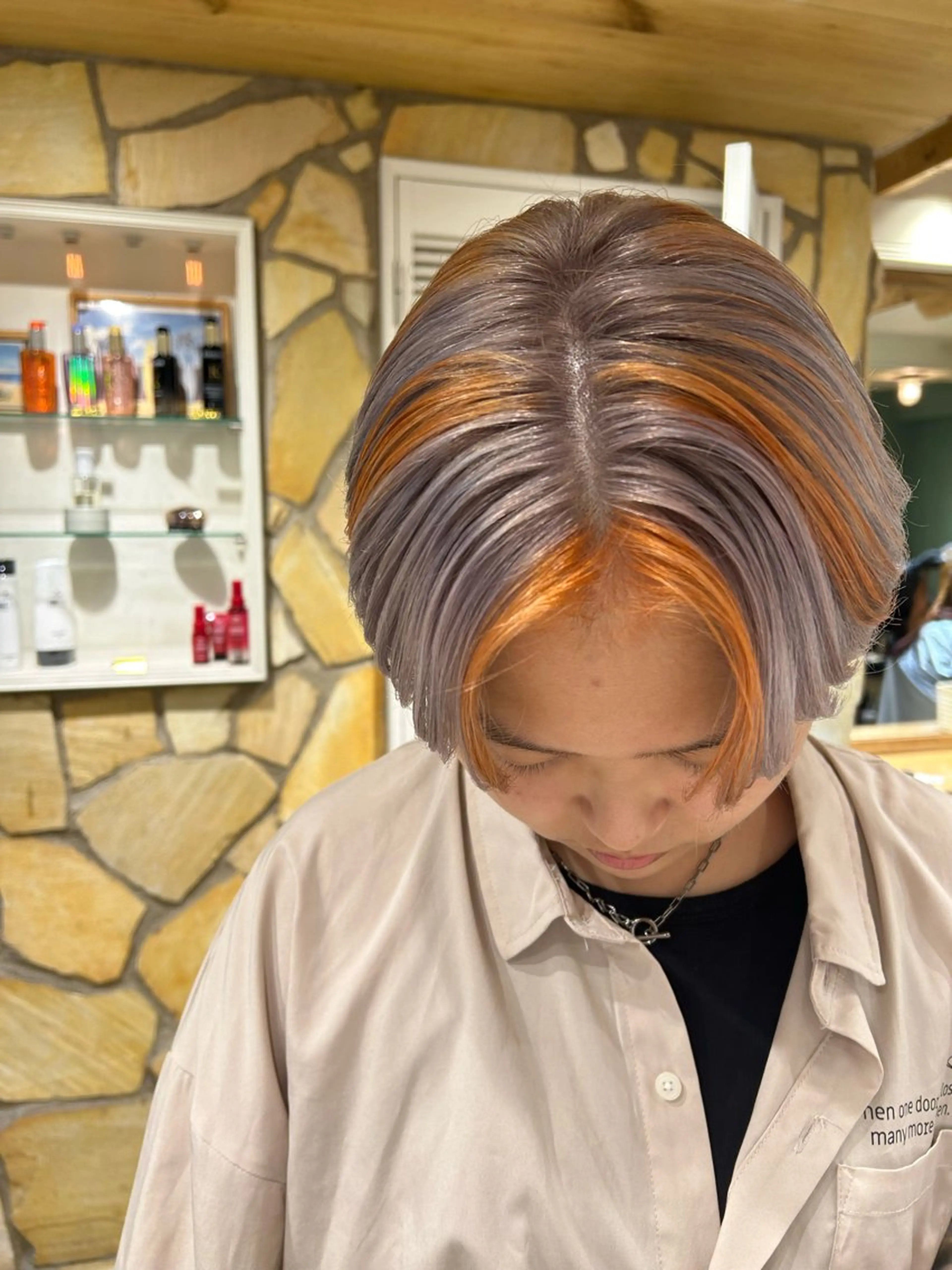 ショート カラー カット ヘアカラー kawabe maikoのヘアスタイル