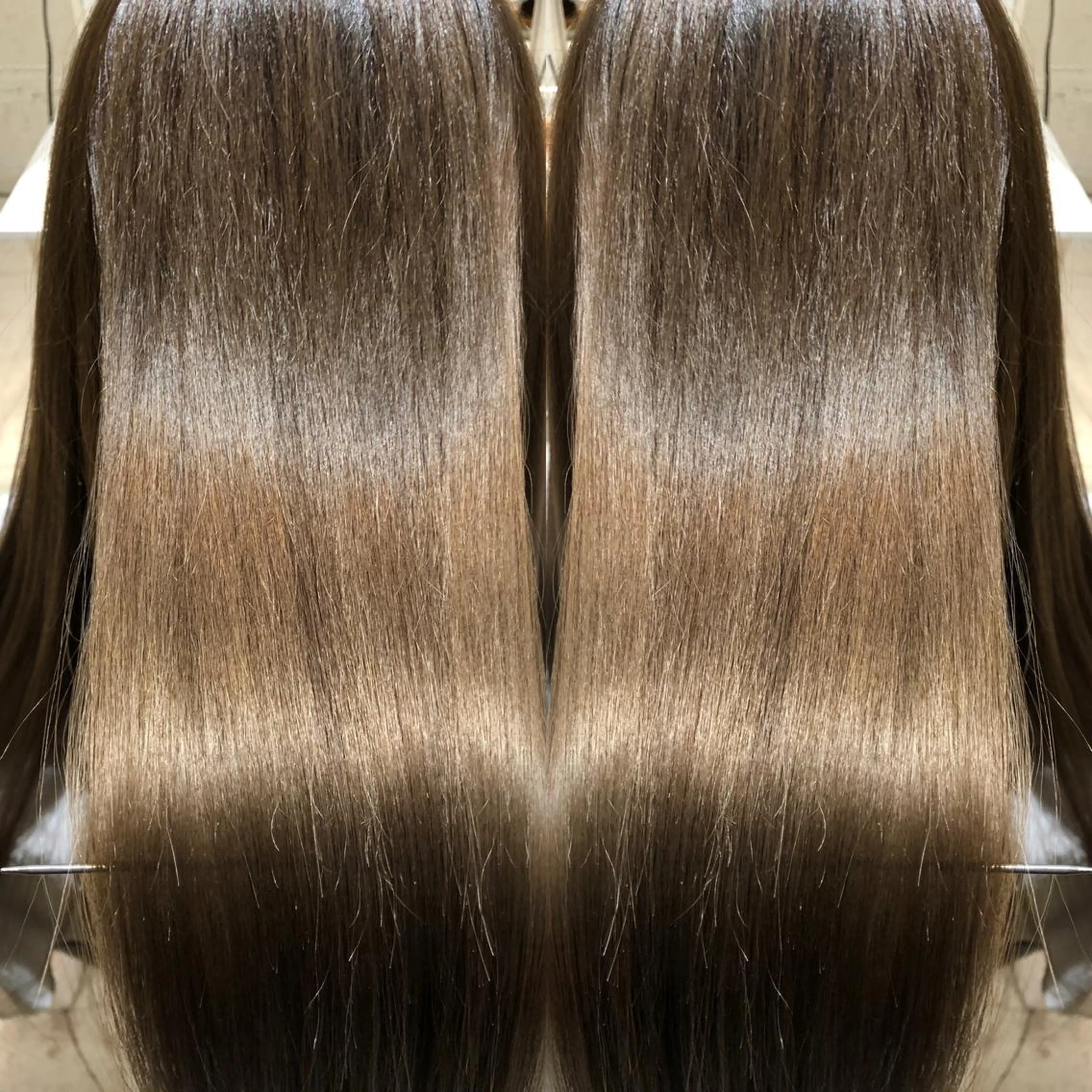 セミロング トリートメント 髪質改善韓国レイヤー カット内田智大のヘアスタイル