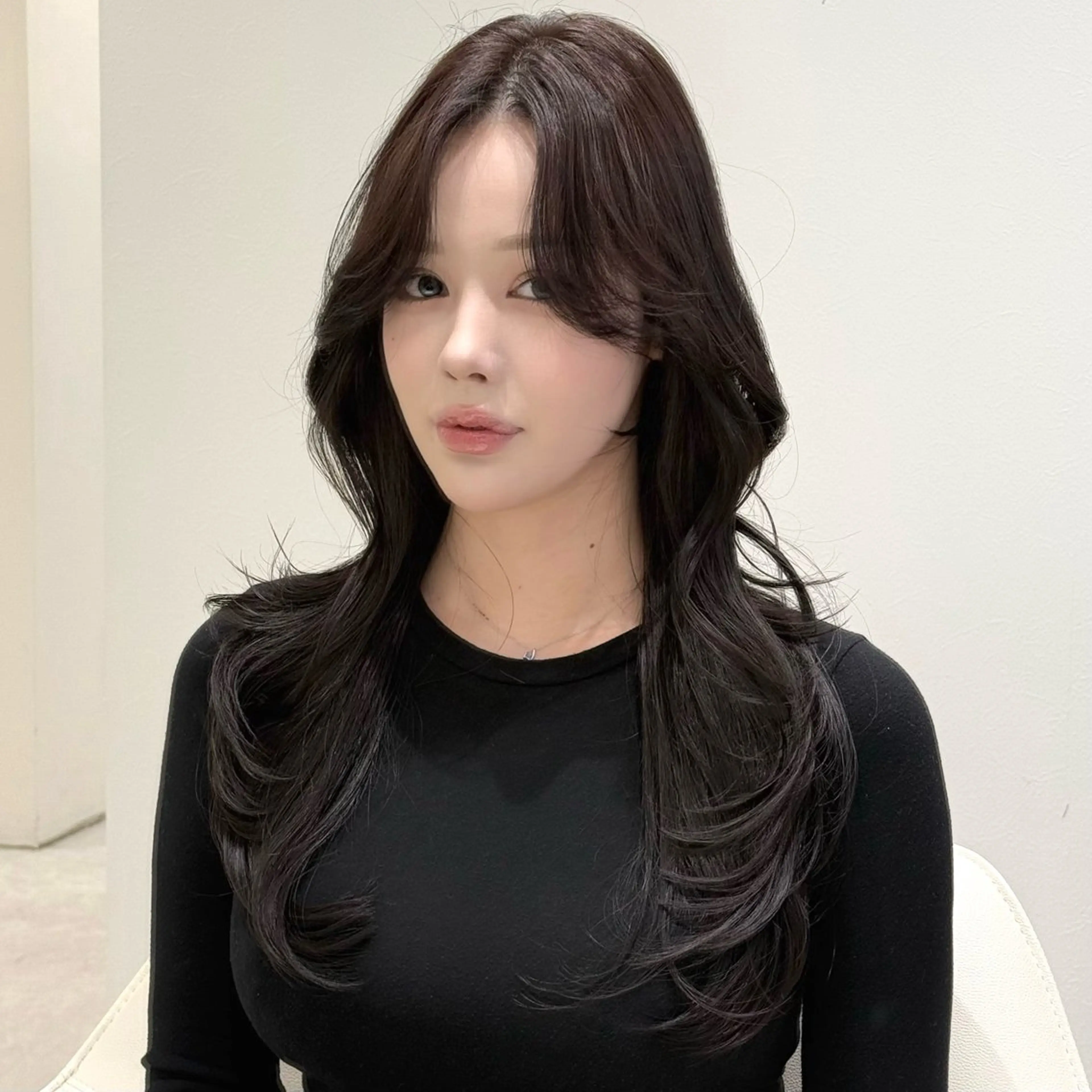 ロング 韓国𝐻𝑎𝑖𝑟 🇰🇷🖤ハラのヘアスタイル