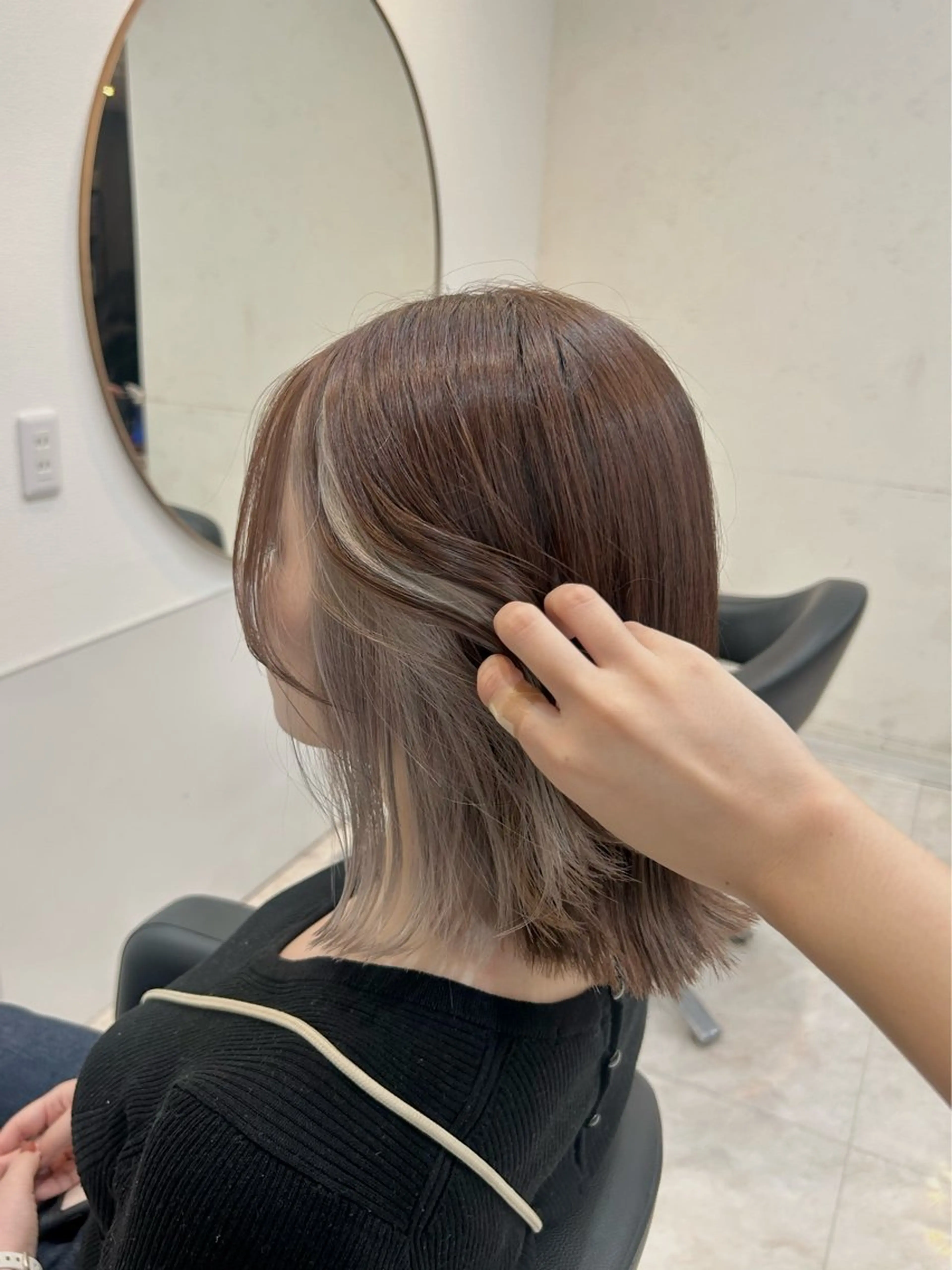 ミディアム カラー y u i ★ 梅田美容室のヘアスタイル