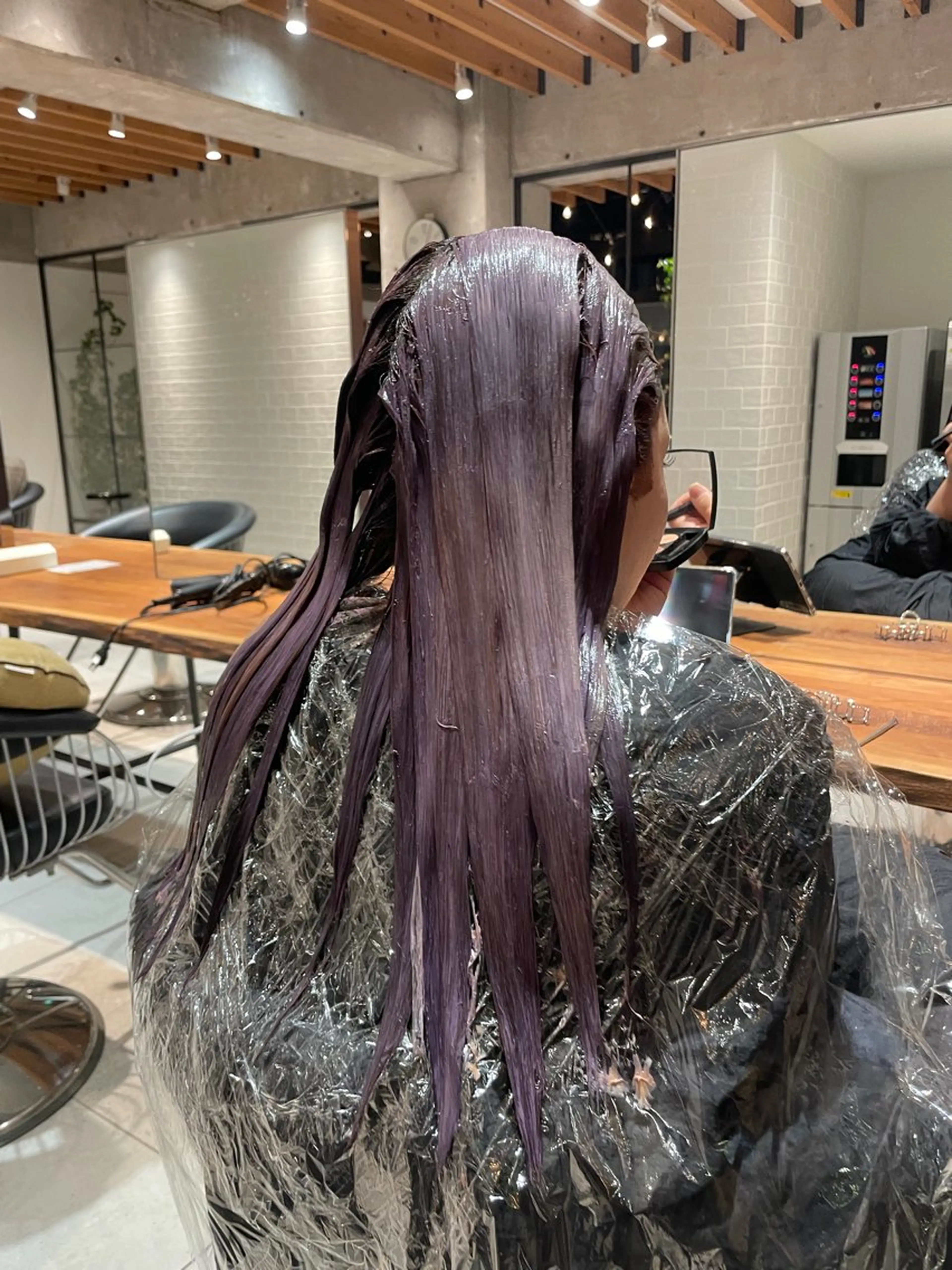 ロング ヘアカラー トリートメント 髪質改善✨高級カラー 野井琢生のヘアスタイル