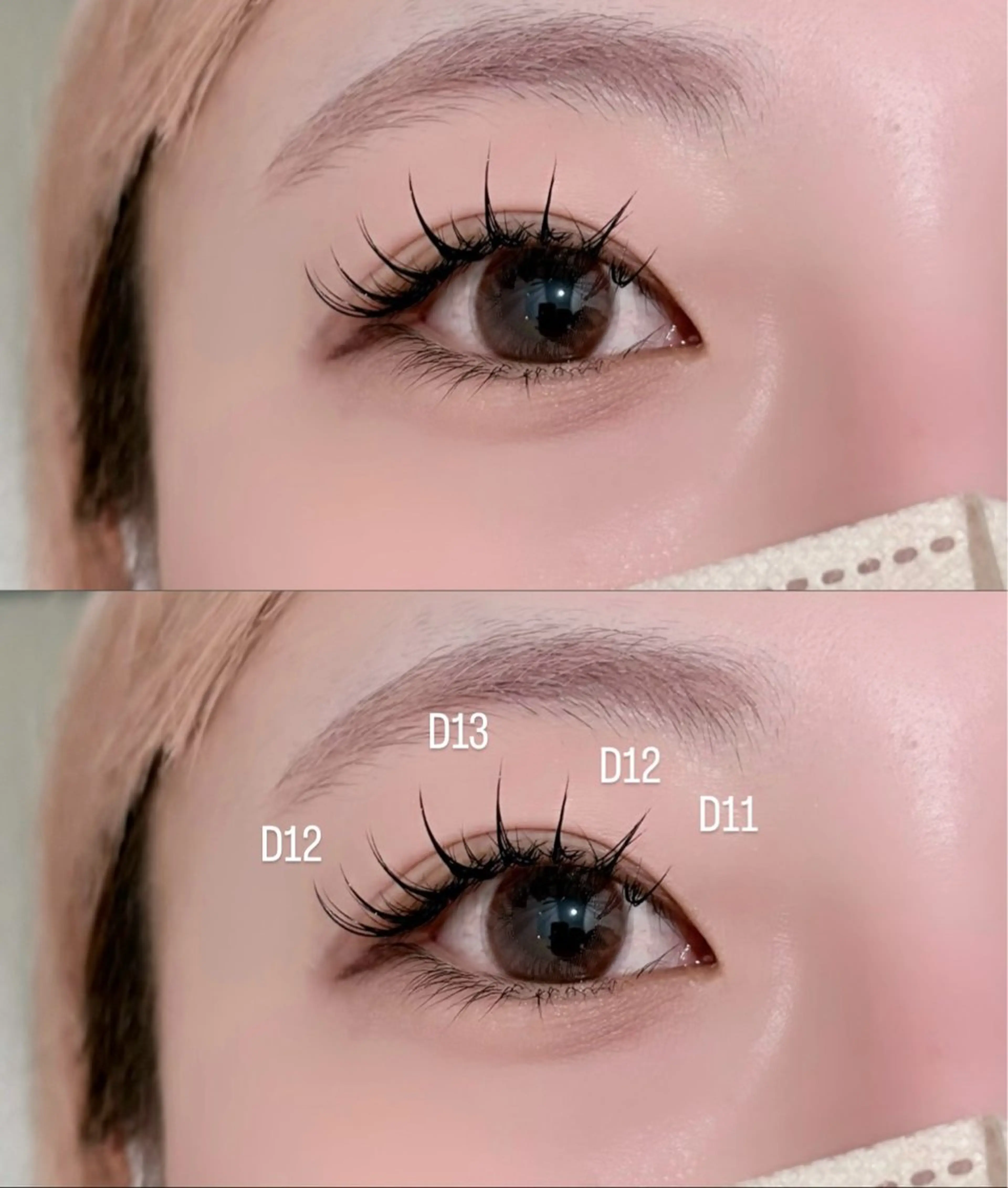 マツエク・マツパ ミンク meRK manamiのマツエク・マツパデザイン