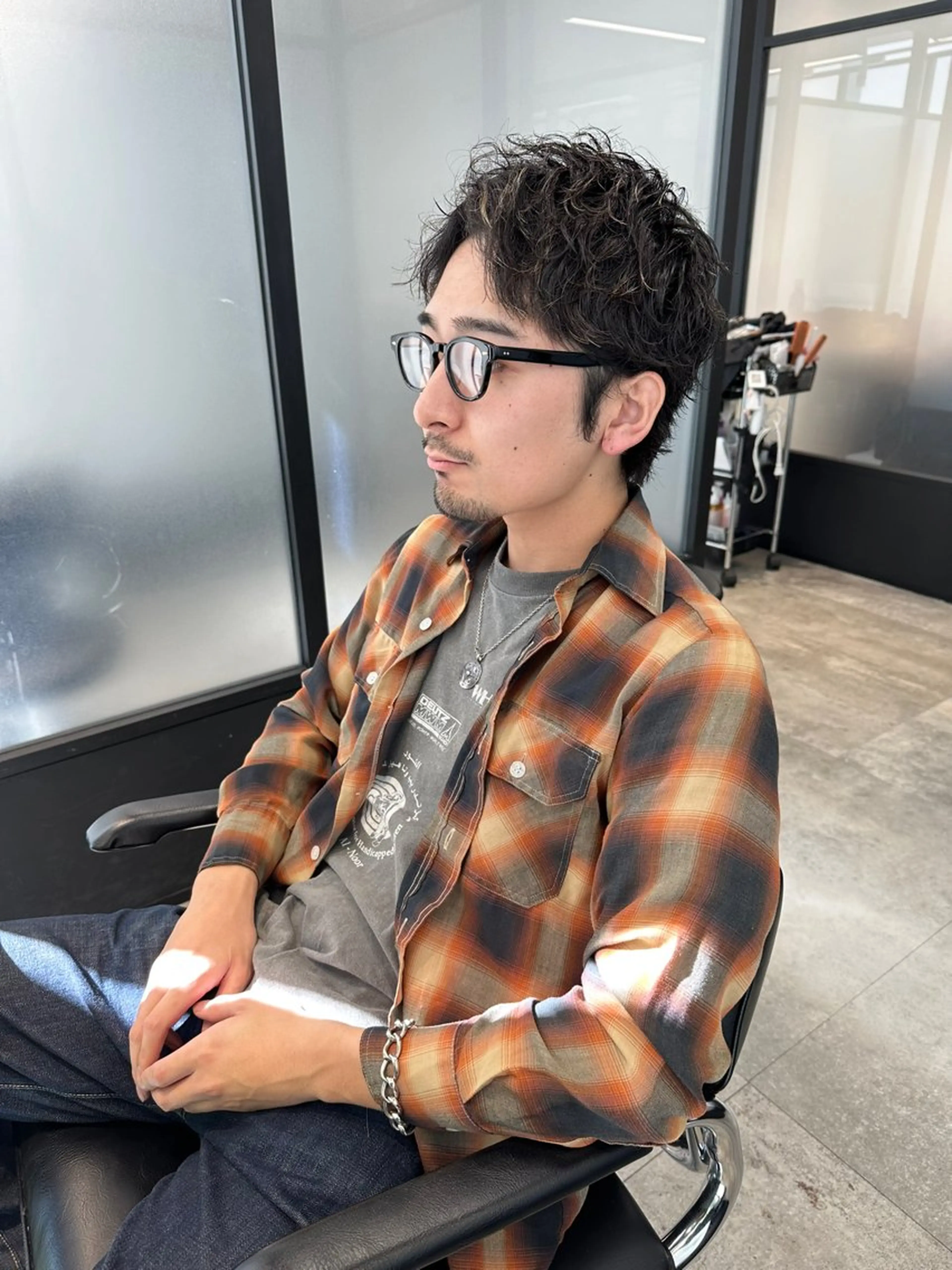 メンズ カット パーマ ナチュラル特化 低価格/ＪＯのヘアスタイル