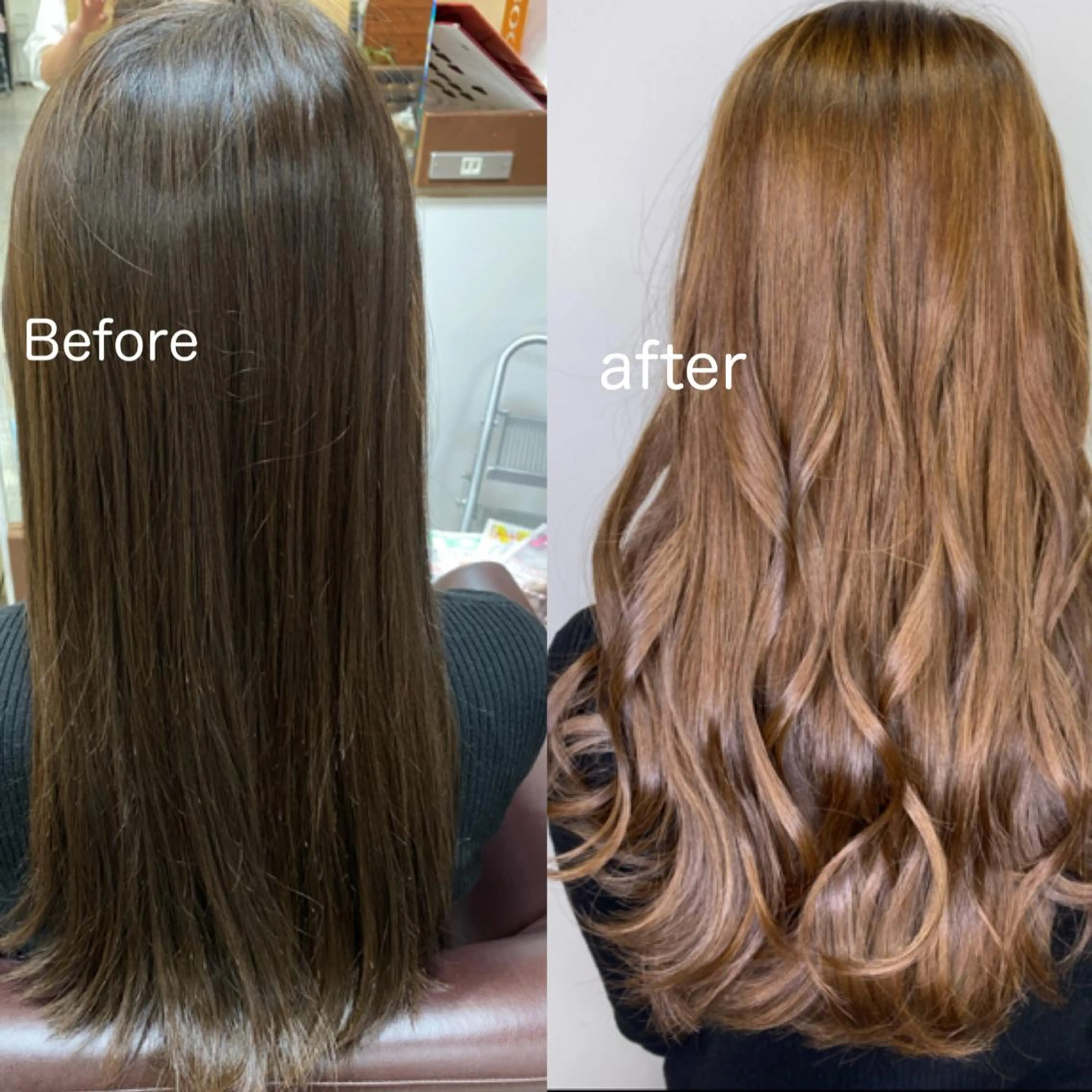 ロング カラー ヘアアレンジ ヘアカラー トリートメント HAIRSALONLOOP所属・川上 麻梨阿のヘアスタイル