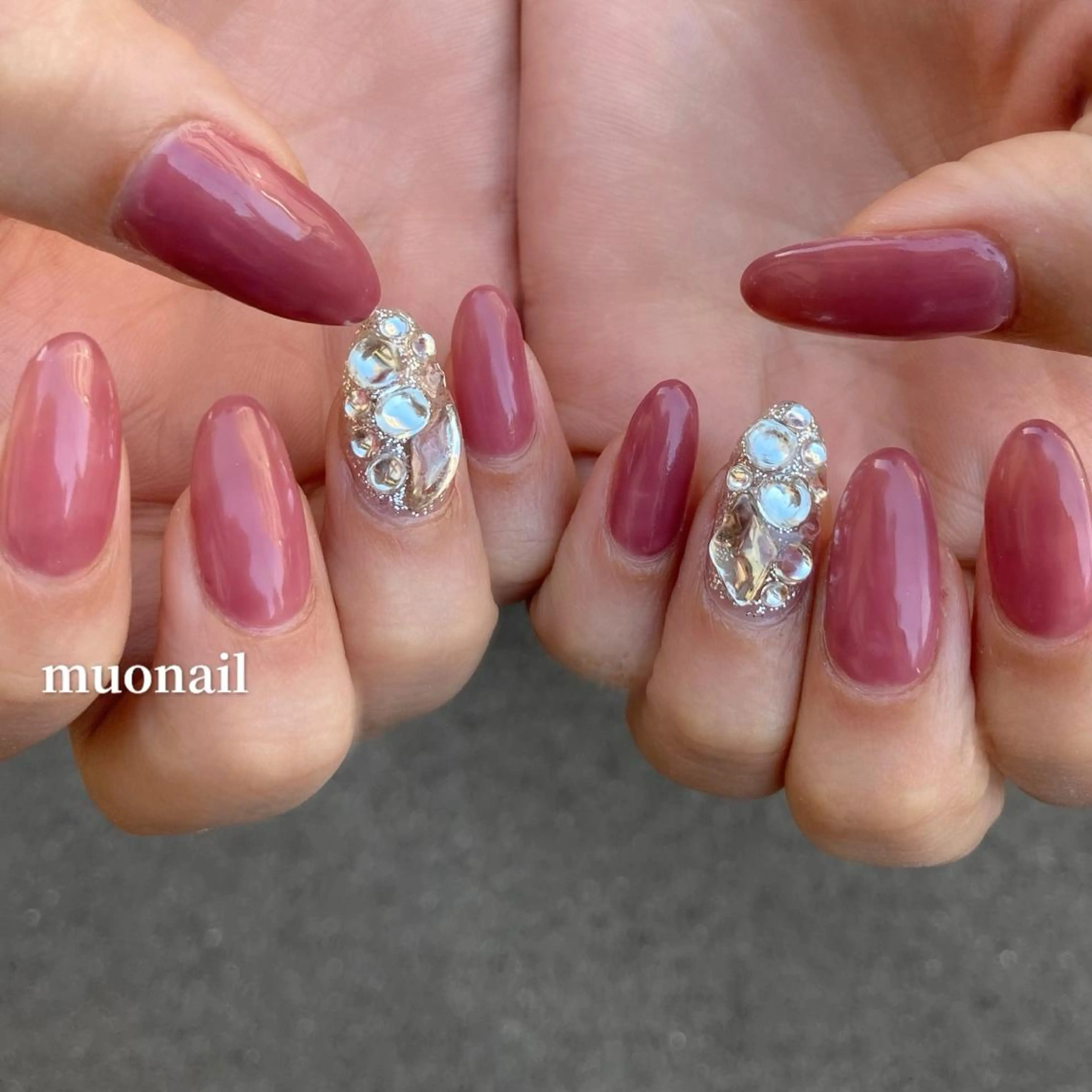 ネイル ワンカラーネイル 中川 ほののネイルデザイン