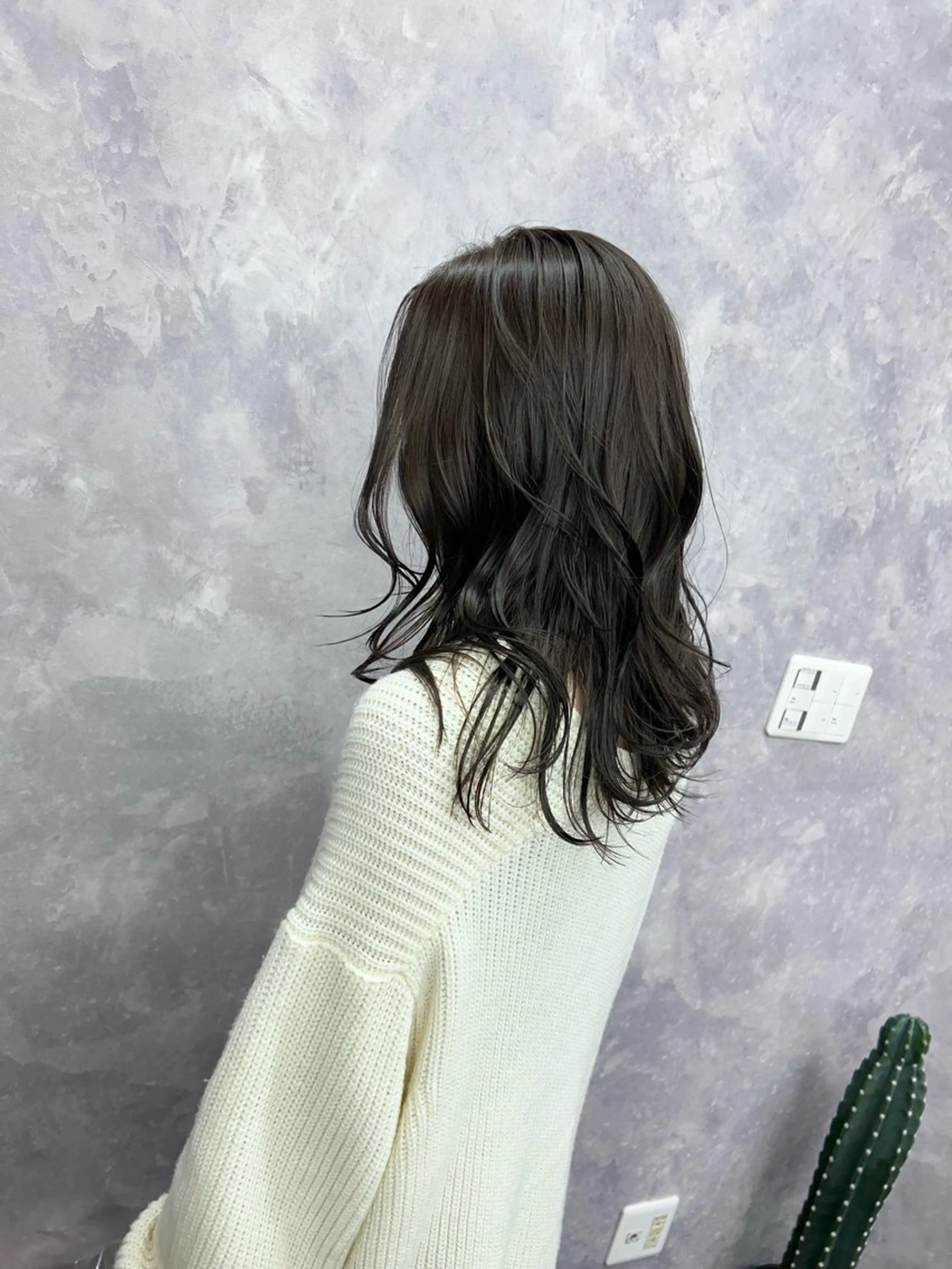 セミロング ハイライト ヘアカラー AN'TIA小作代表 ⭐︎kazuma⭐︎のヘアスタイル
