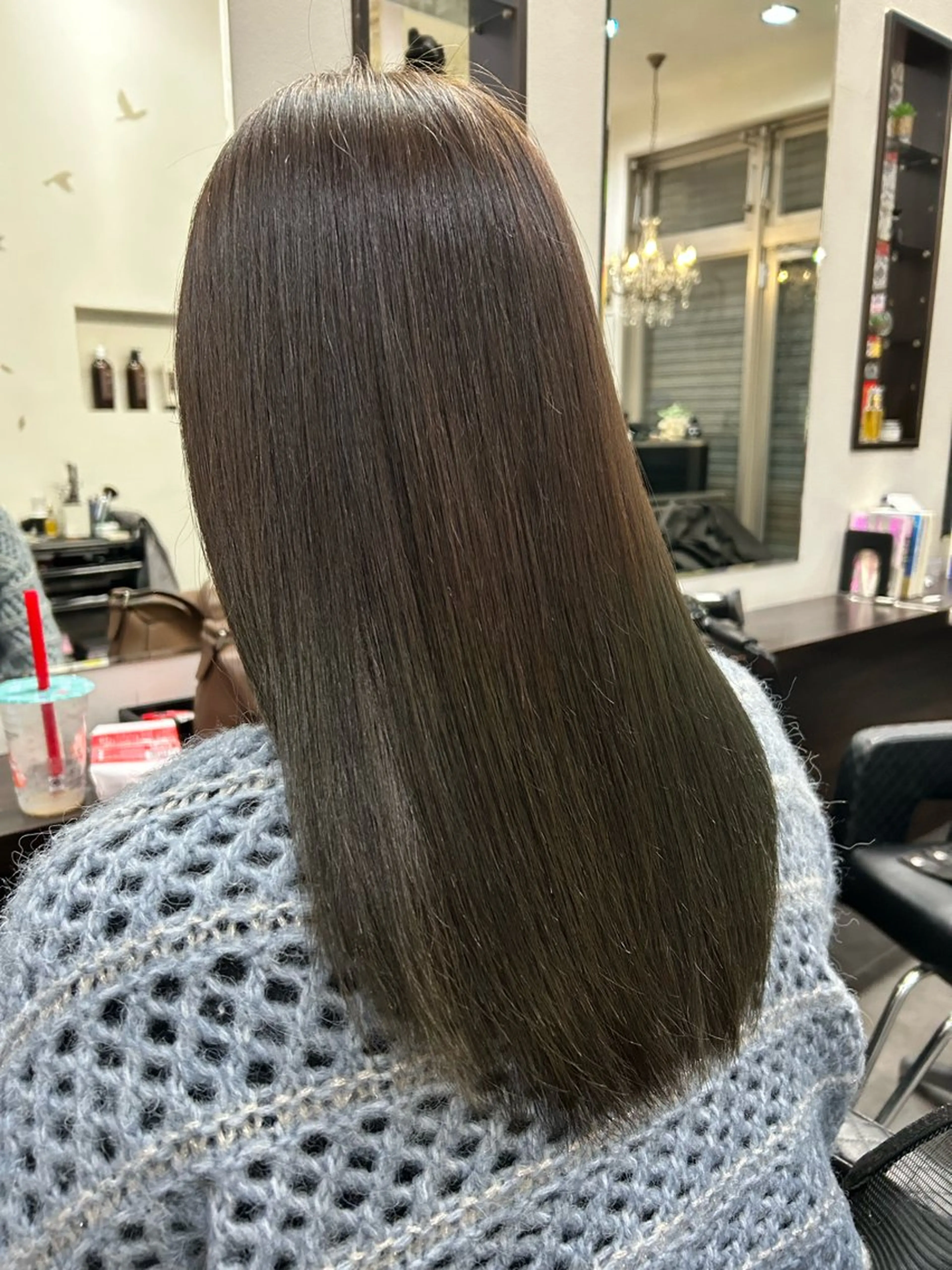 ロング カラー カット トリートメント 溝口 右京のヘアスタイル