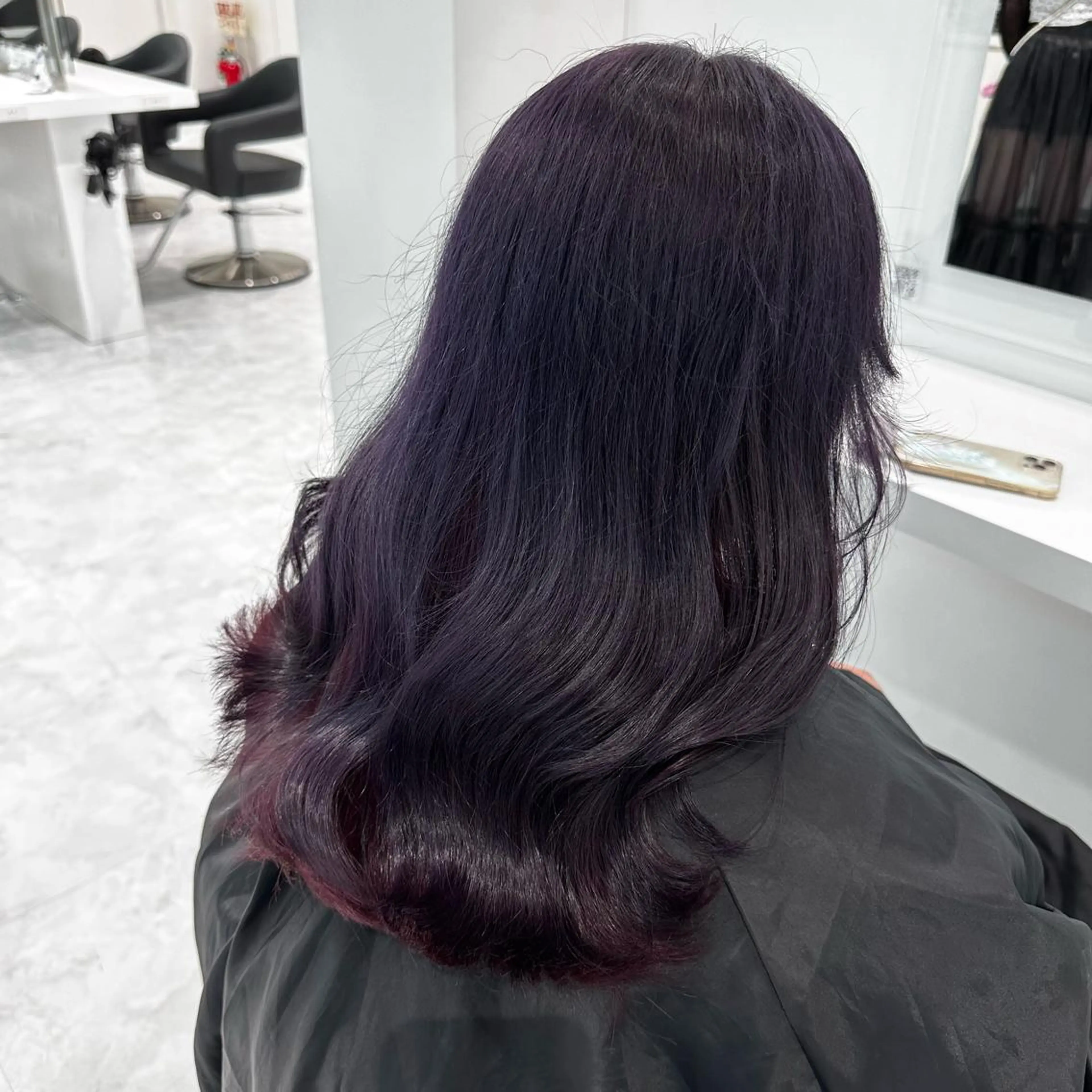 ロング カラー ヘアカラー トリートメント ヘッドスパ ヘアセット ♡上品韓国髪♡ブラ ウン/SAYATOのヘアスタイル