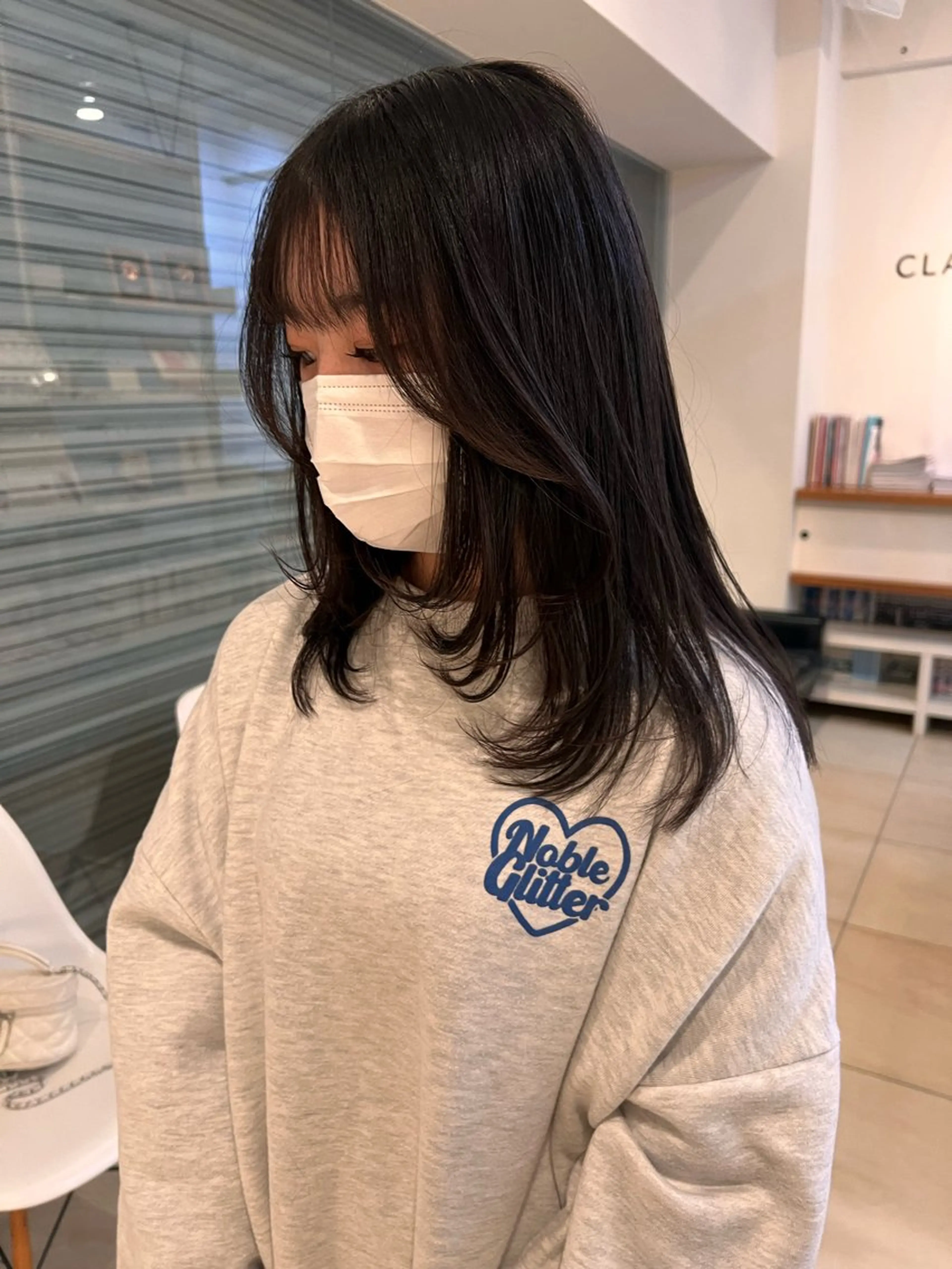 セミロング レイヤーカット リリカ🐈‍⬛メンズ カットモデル/上永谷のヘアスタイル