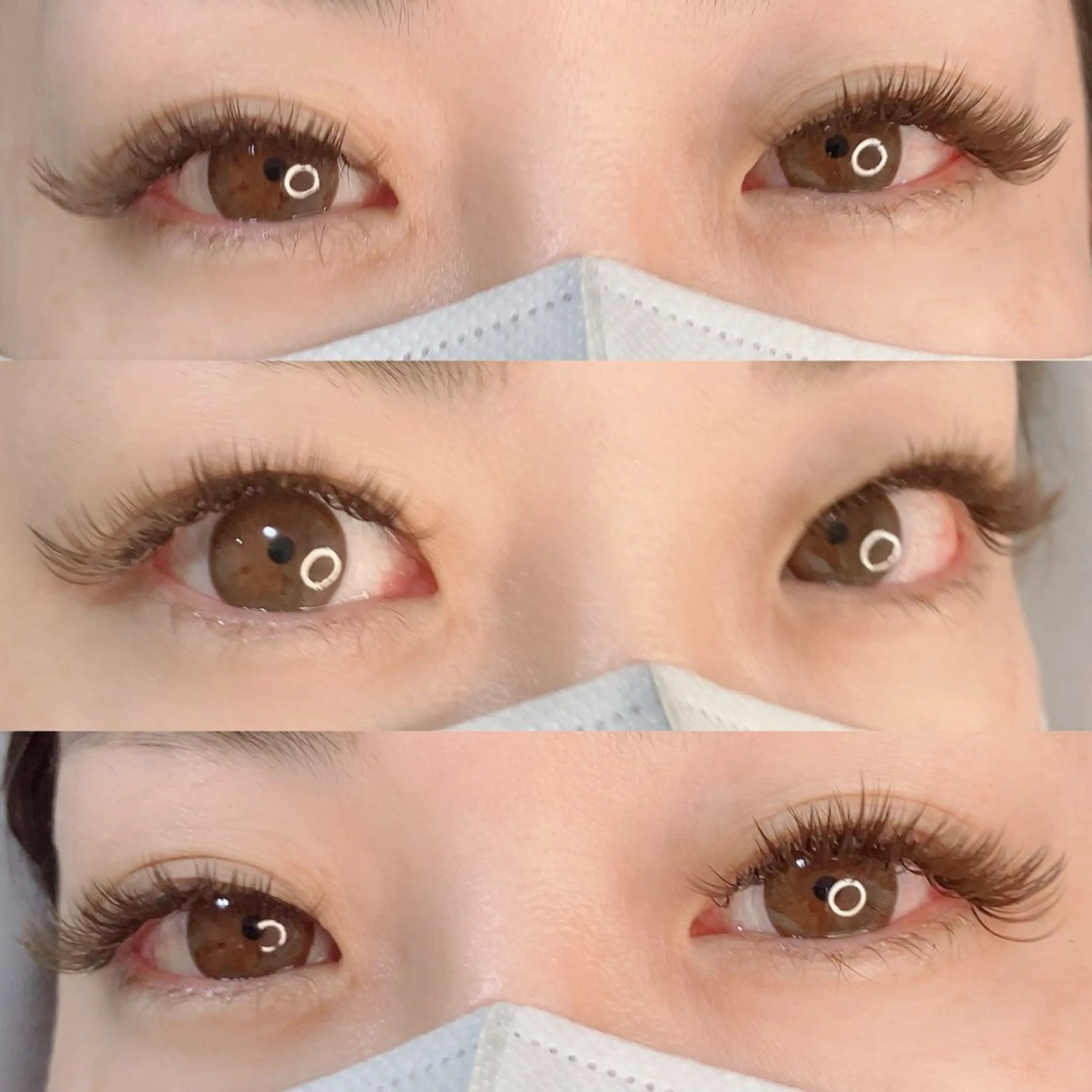 マツエク・マツパ 付け放題 カラーマツエク 目尻長め ボリュームラッシュ linda lashesのマツエク・マツパデザイン