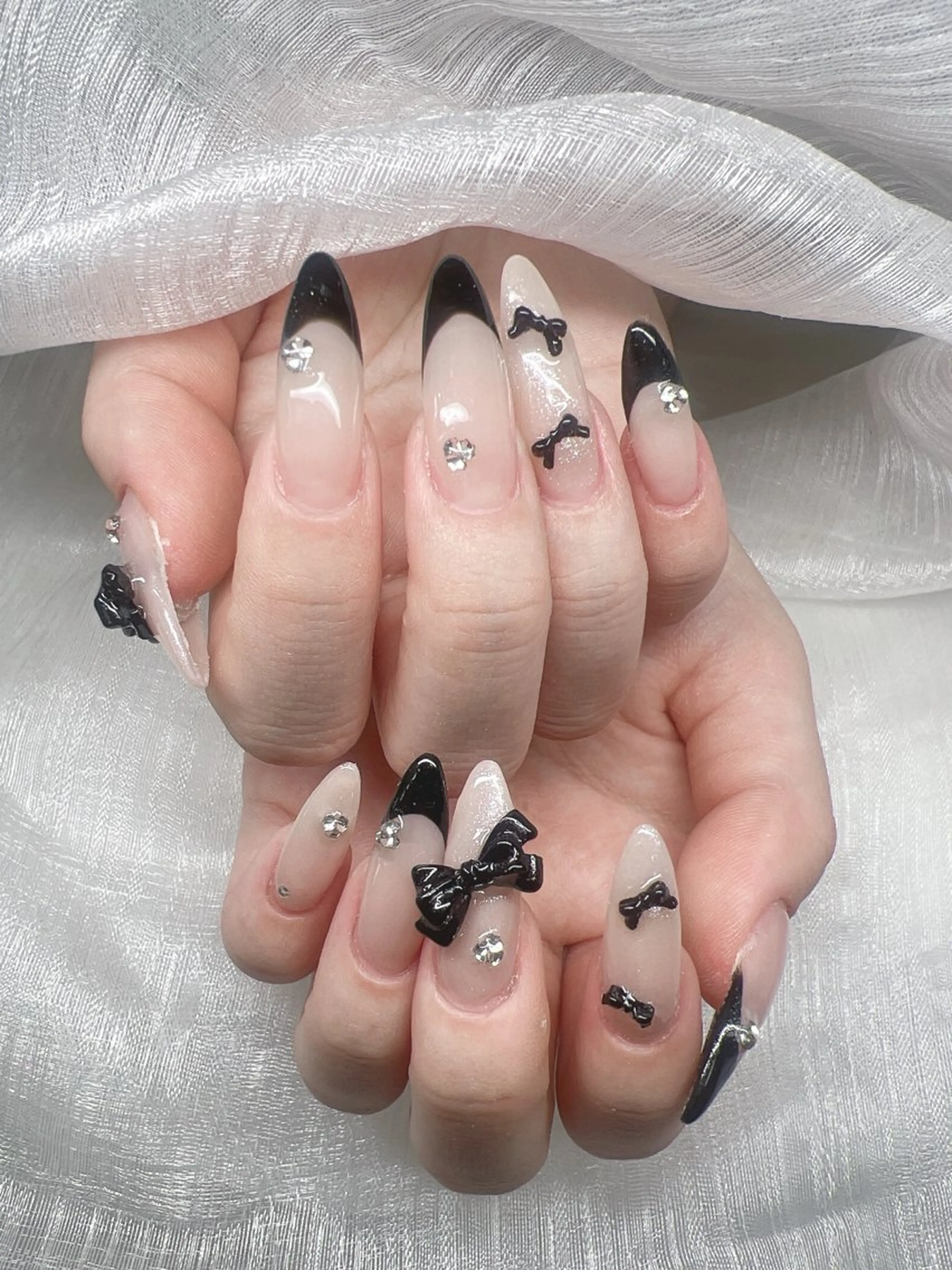 ネイル ハンドネイル Lee Nails チップ長さだし専門店のネイルデザイン