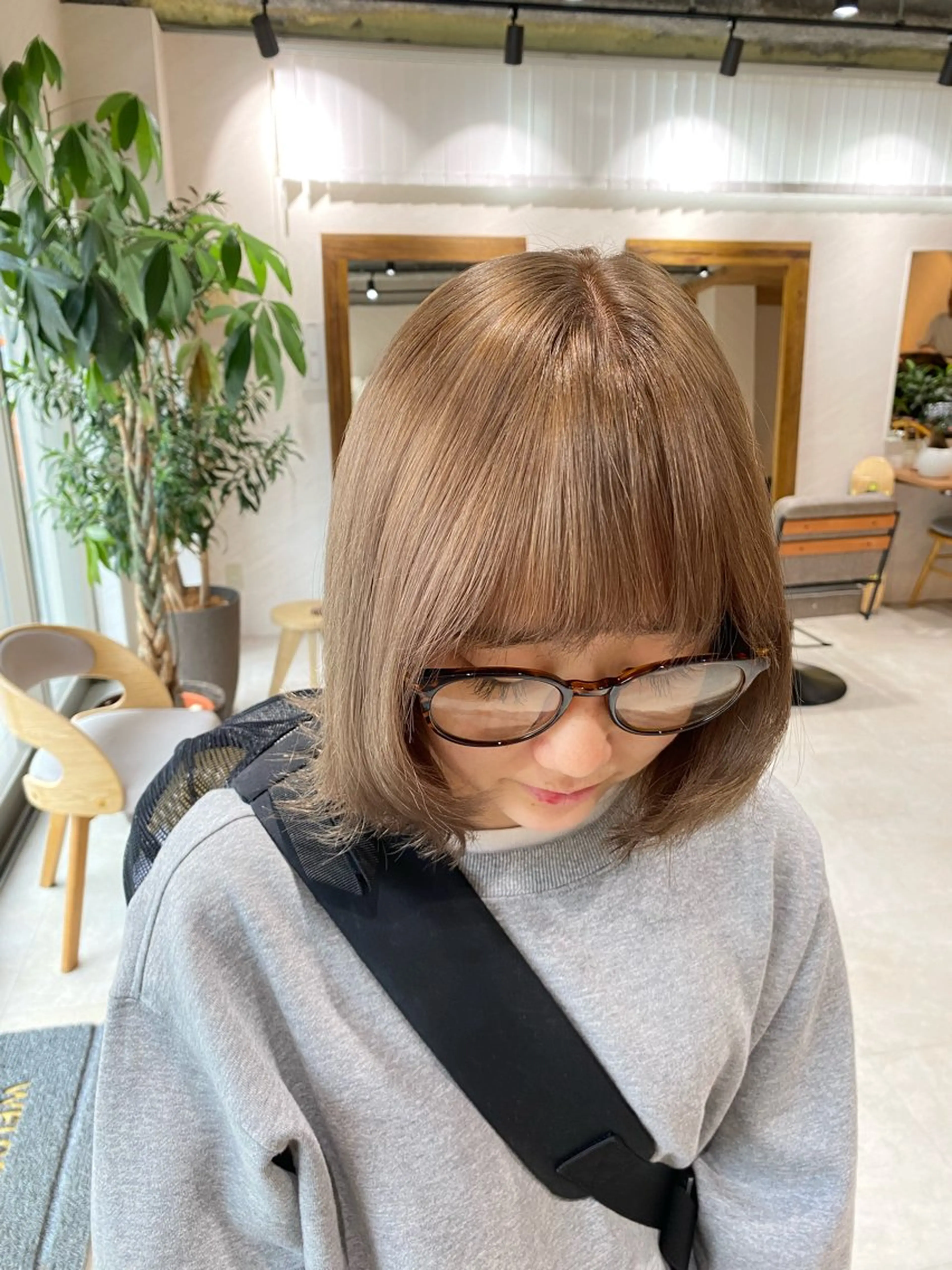 【⚡️ご新規様限定⚡️】ブリーチ＋カラー＋1stepトリートメントの写真