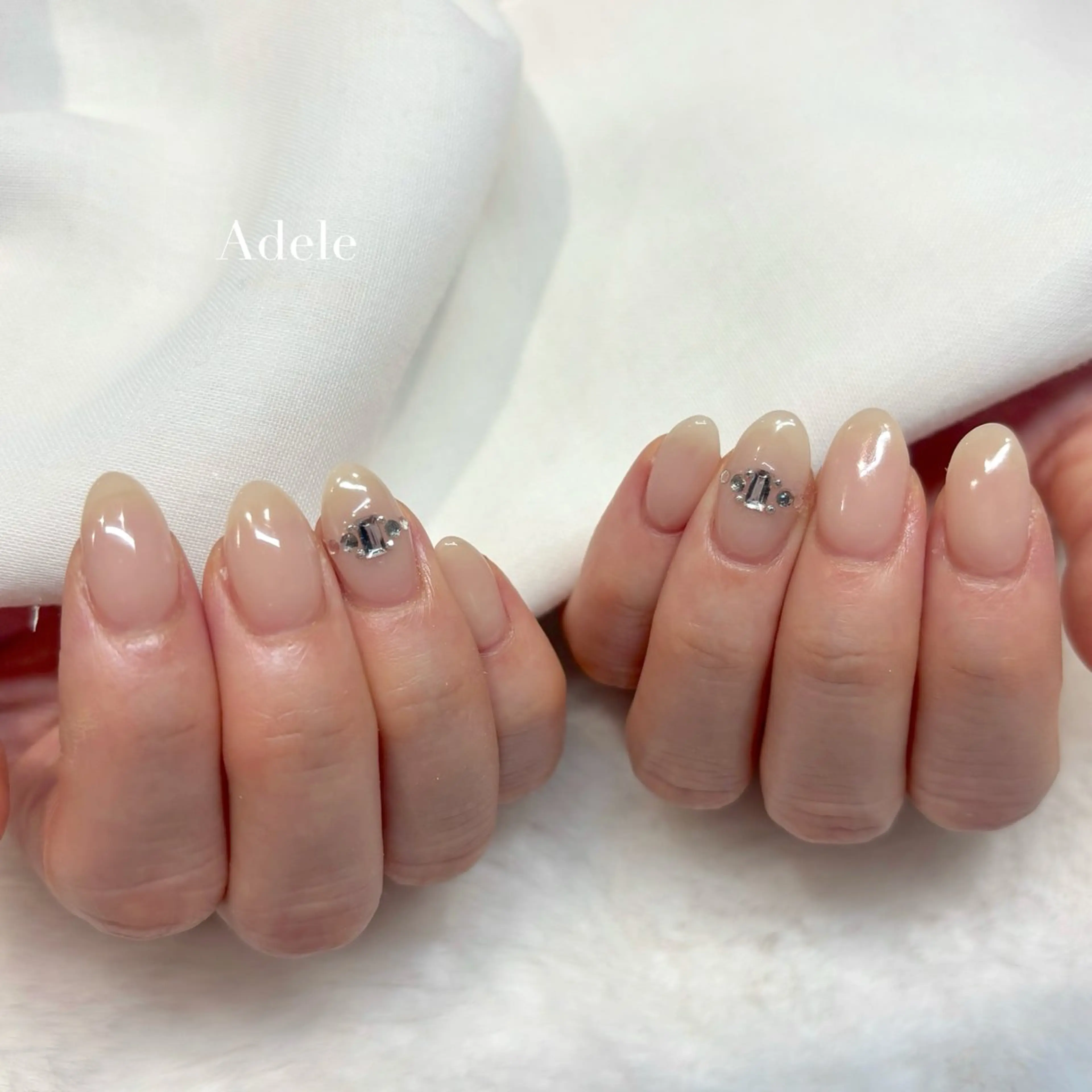 ネイル ワンホンネイル ハンドネイル Adele saraのネイルデザイン